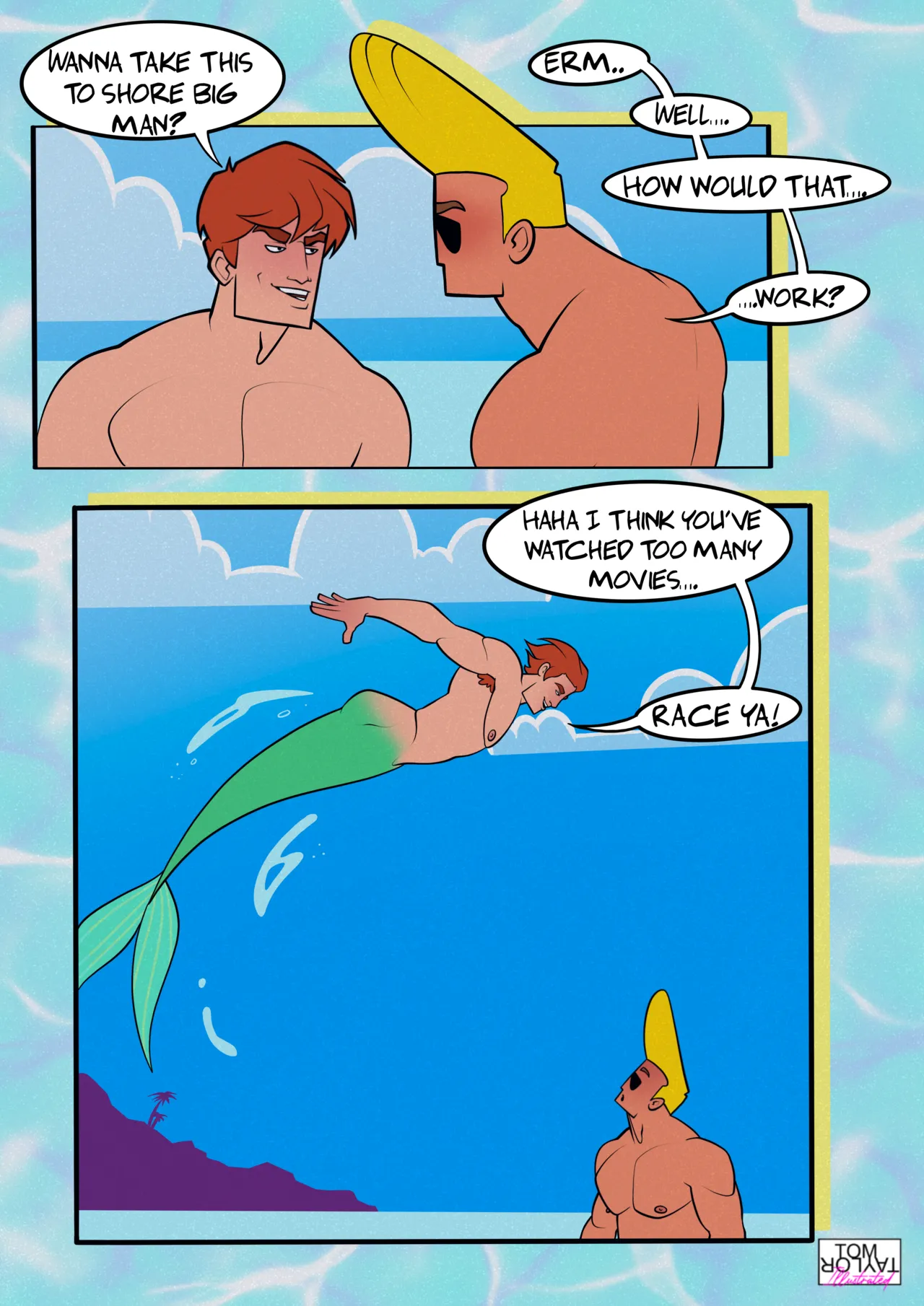 Johnny’s little merman page 9 full