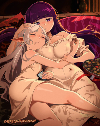 Frieren's valentine cover
