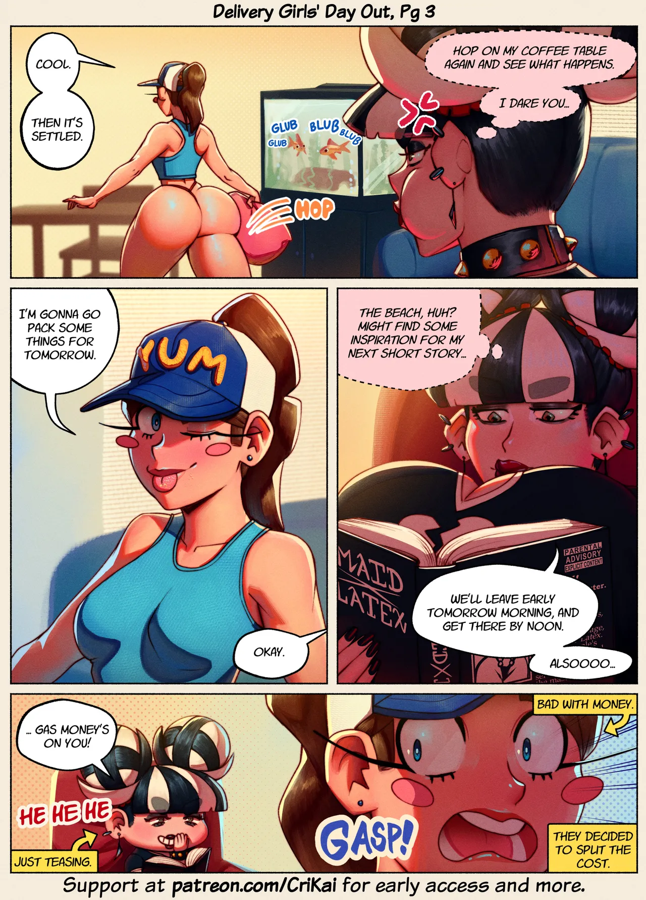 Delivery Girl's Day Out + Extras page 4 full