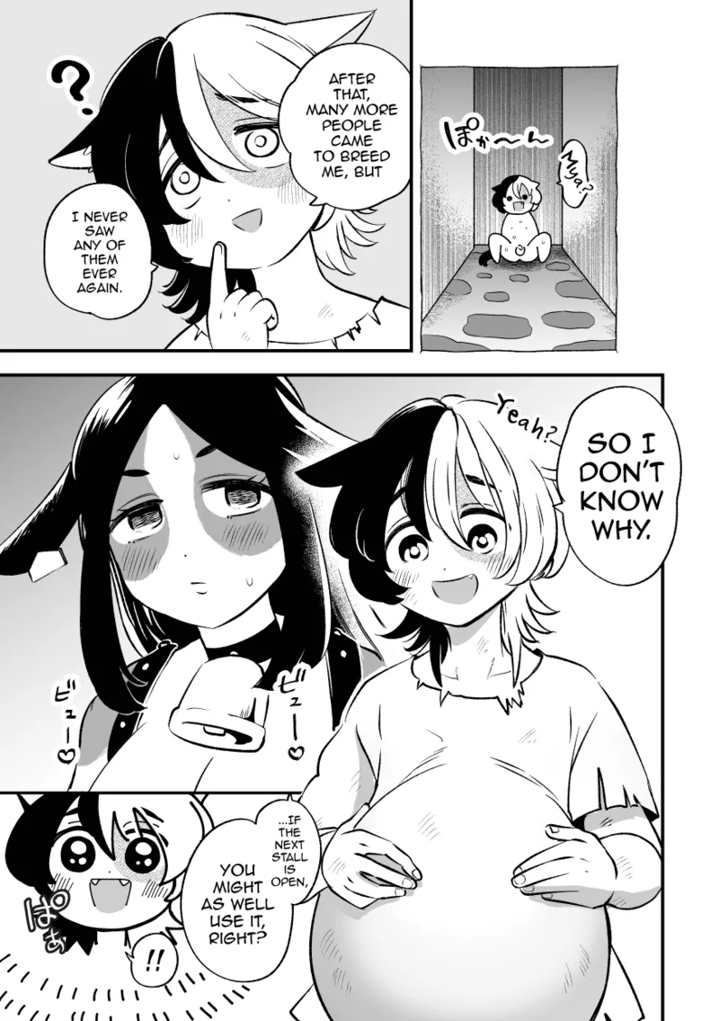 Nora Futanari Kemomimi no Ninshin page 9 full