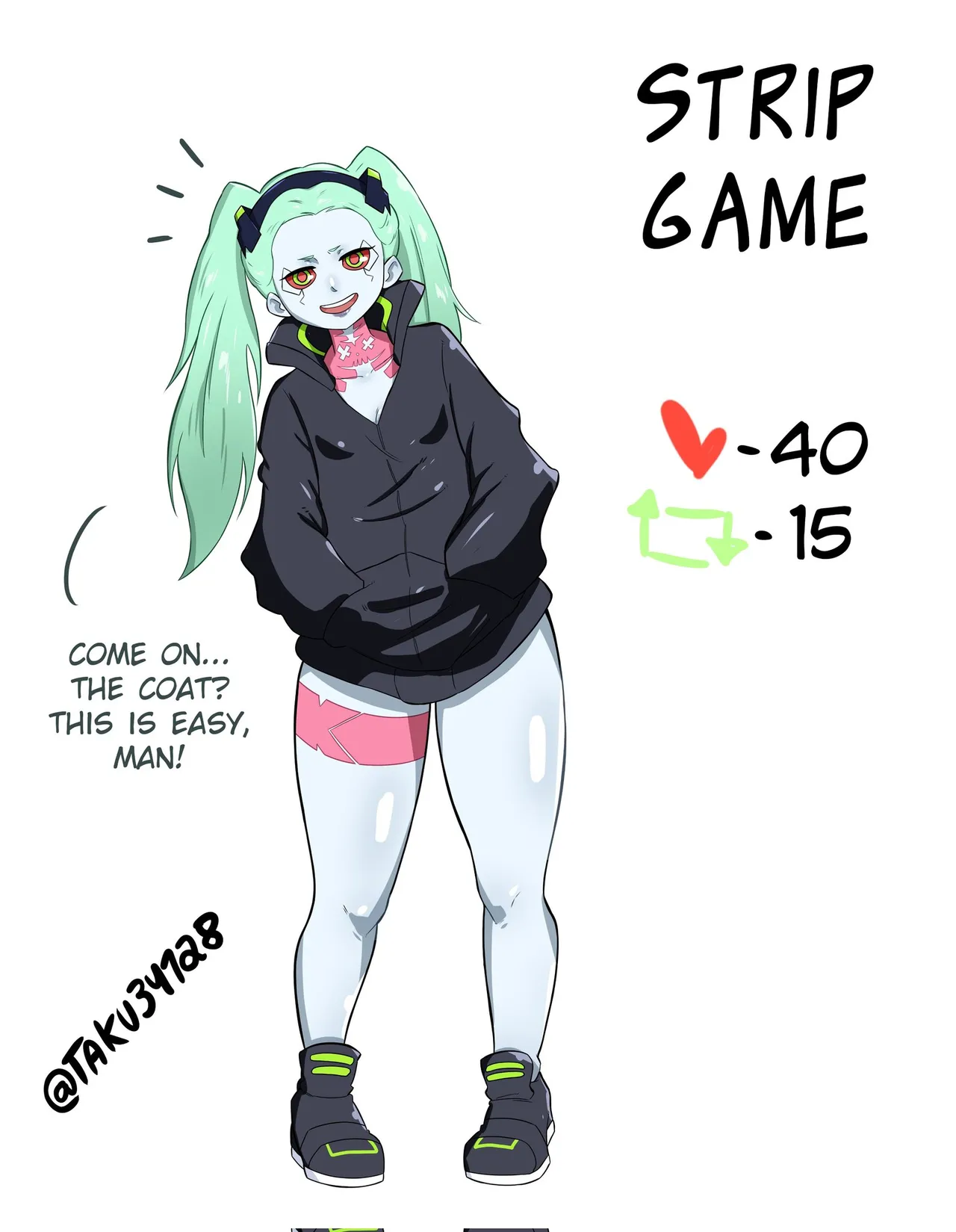 Rebecca Strip Game page 1 full