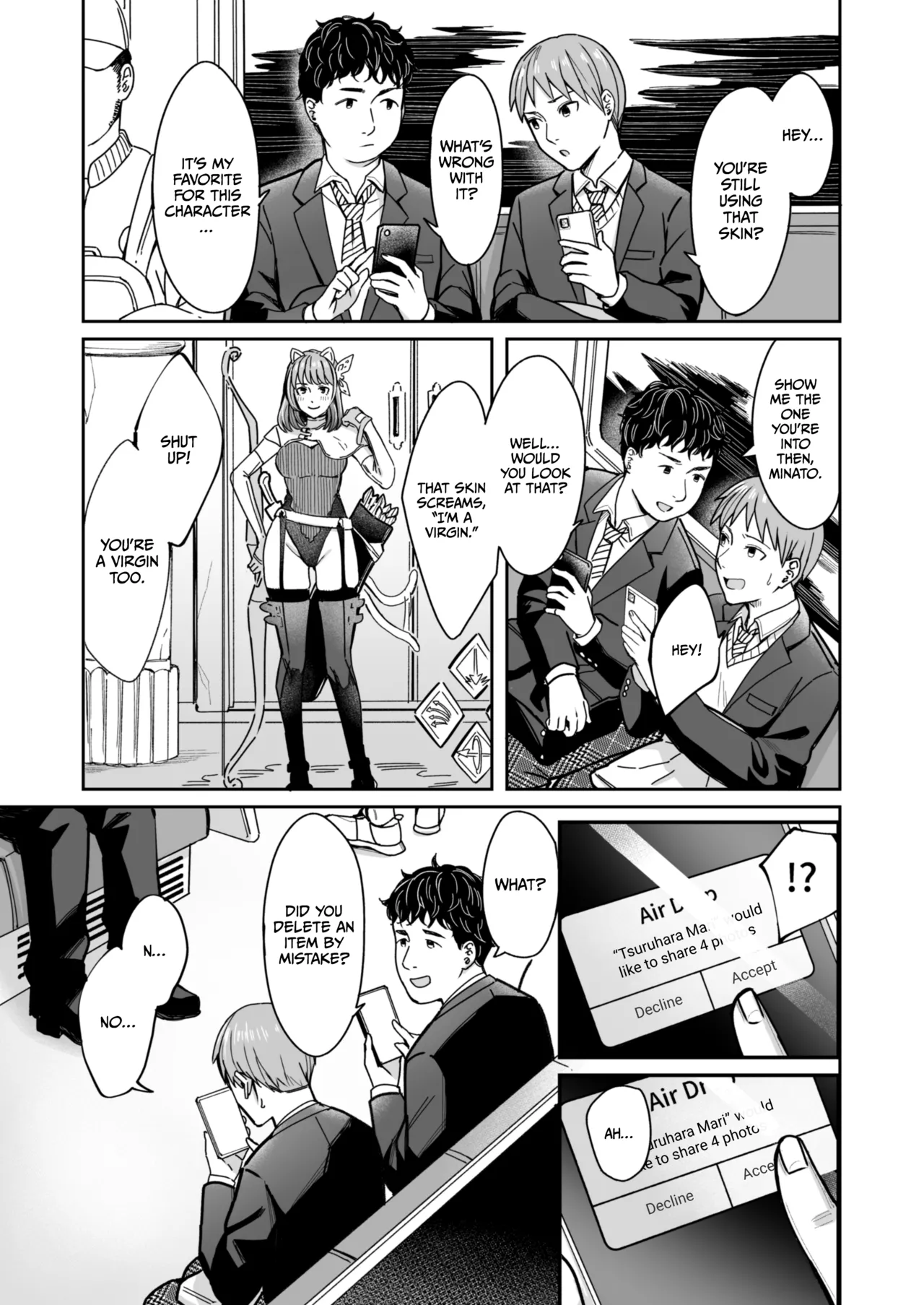 Shiranai Josei kara Gazou Kyouyuu de Eroi Jidori ga Okuraretekita Hanashi page 4 full