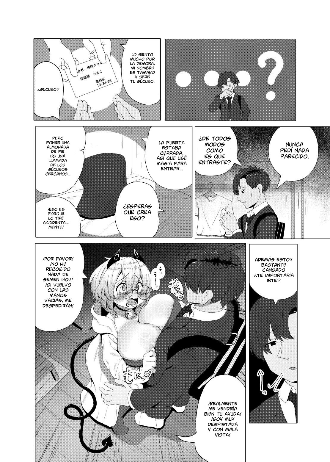Dojikko Succubus no Ukkari Hard Ecchi | ¡La Torpe Súcubo se Topa con un Sexo Hardcore! page 4 full