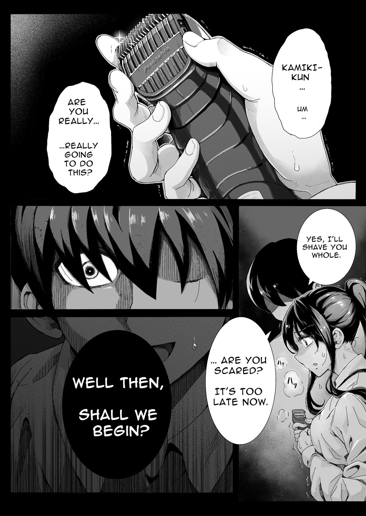 Hikari no Ko ~Shougeki no Teihatsu Gekijou~ | The Child Of Light 〜A Shaving Passion's Dream〜 page 2 full
