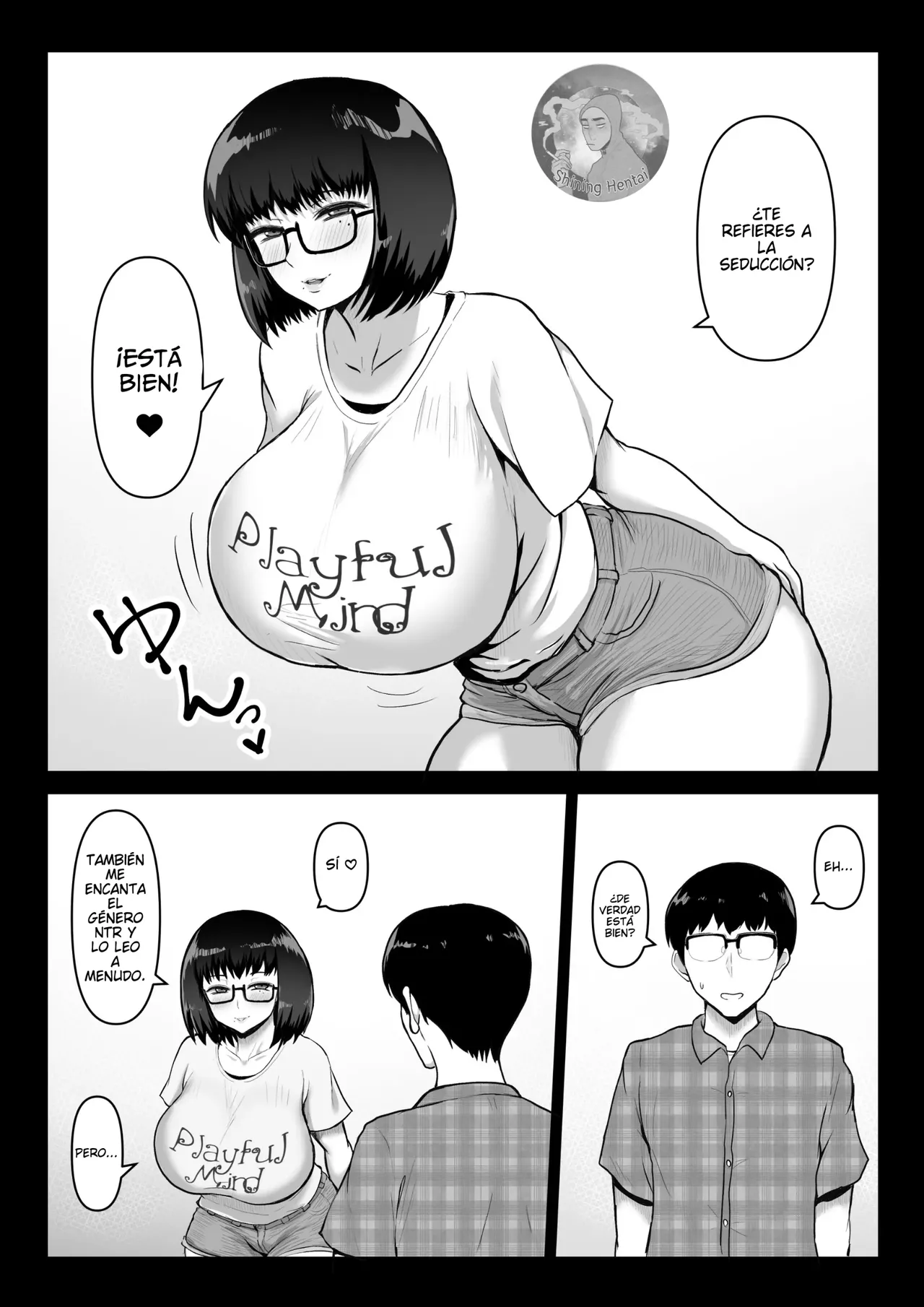 Kowakuteki na Kanojo wa "Netorase" ni Kyouryokuteki de Boku no Utsubotsu Okori o Mite Emi o Ukaberu. page 2 full