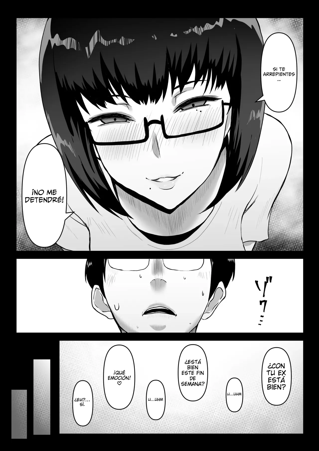 Kowakuteki na Kanojo wa "Netorase" ni Kyouryokuteki de Boku no Utsubotsu Okori o Mite Emi o Ukaberu. page 3 full