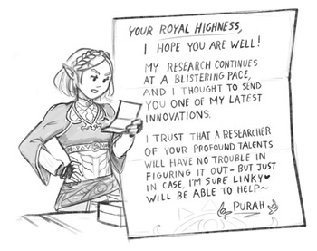Princess Zelda: Purah's Gift cover