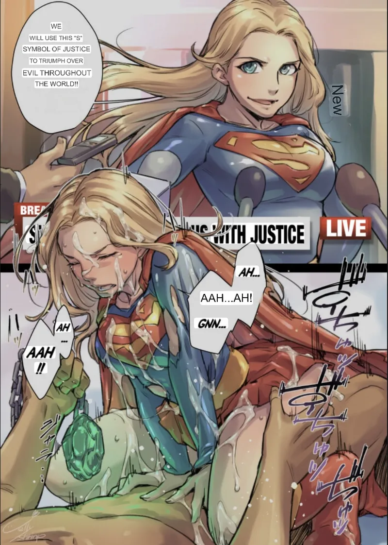 Translated Supergirl page 1 full