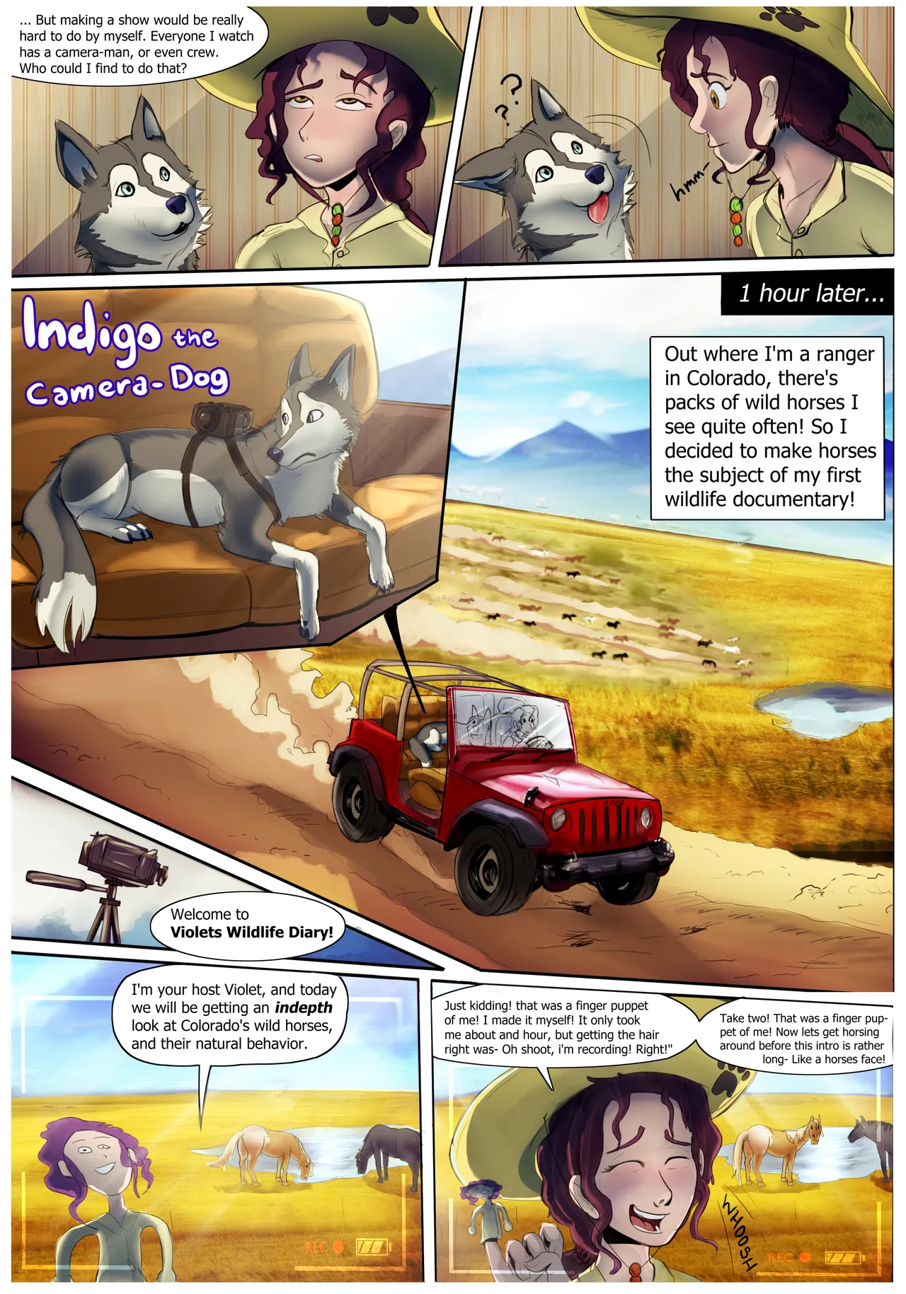 Violets Wildlife Diary CH 1-7 page 3 full