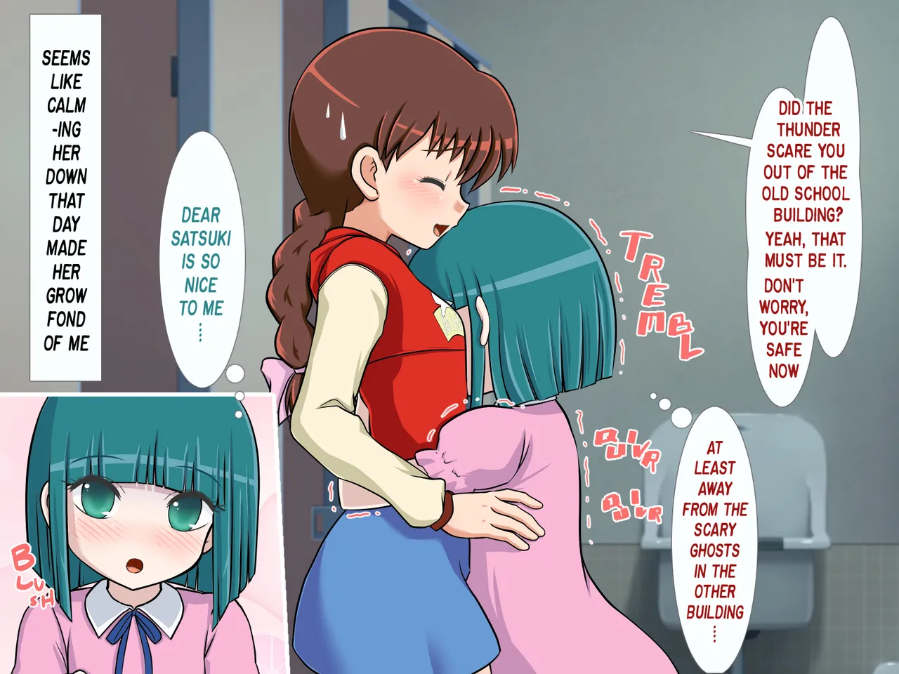 Hanako, the Naughty Toilet Lesbian with a Big Clit | Toilet no Les de H de Kyocli na Hanako-san page 6 full