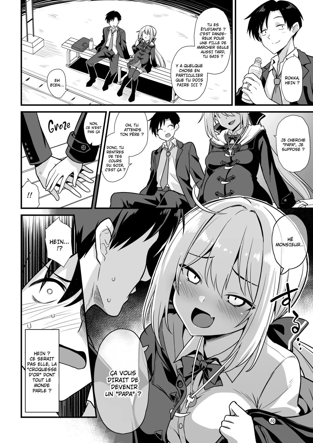 Kaidan Toshi Densetsu Shinya no Eki de Mesugaki ni Totsuzen Ecchi o Semarare Shiboritorareru Hon page 7 full