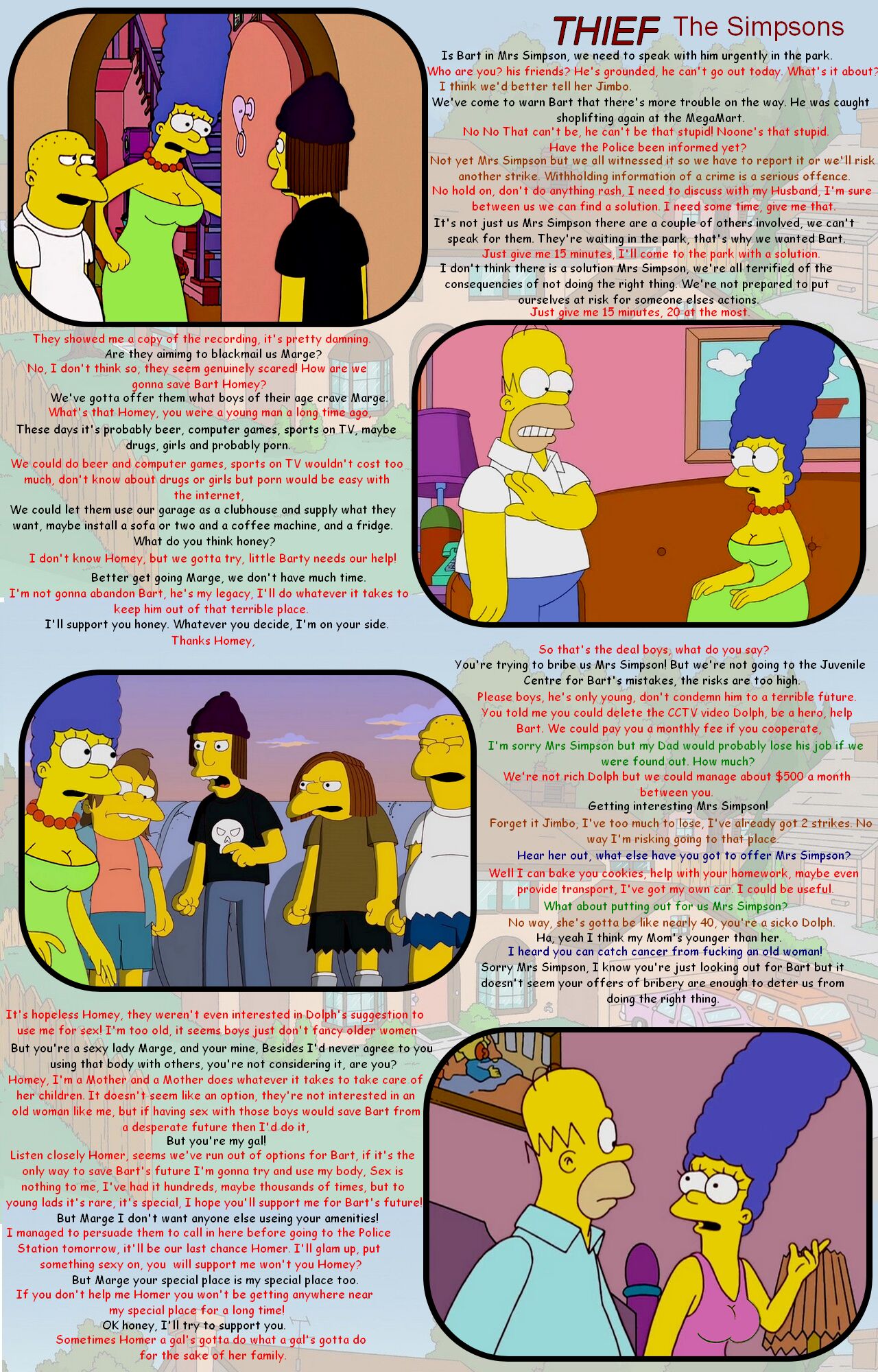 Thief / The Simpsons page 3 full