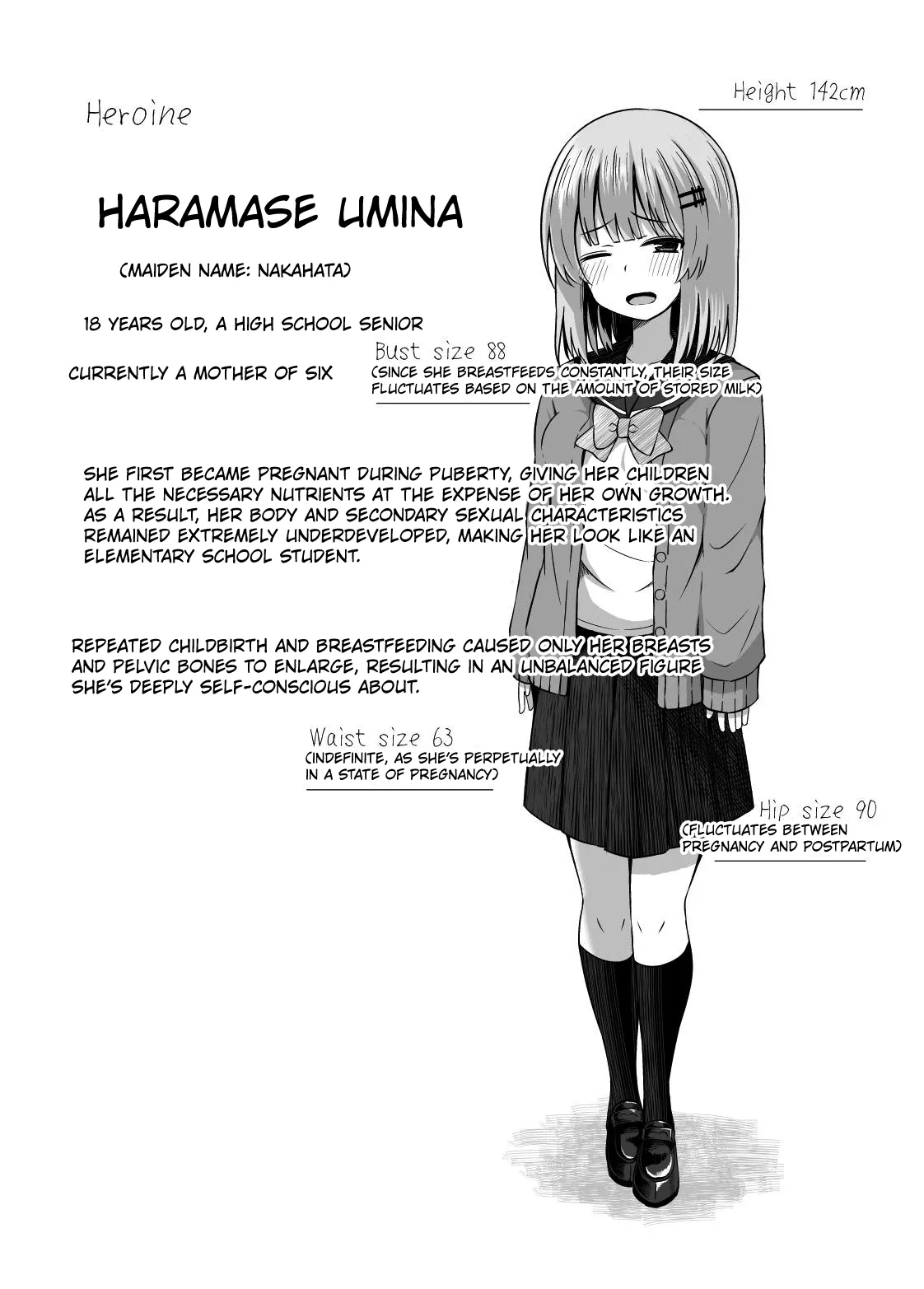 OYAKODE SHO●●SEI DE NINSHIN SHITE AKACHAN UNJAIMASHITA. - Element●ry school childbirth | My Mama and I gave Birth While I was in Elementary School! page 3 full