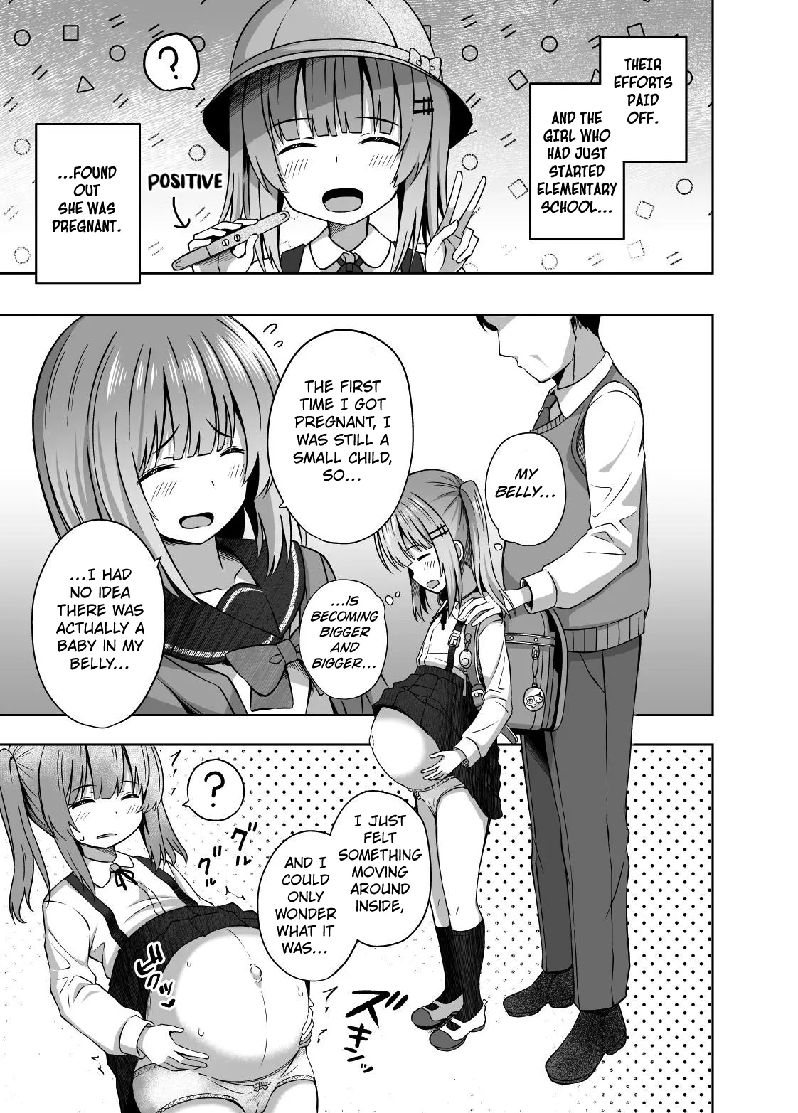 OYAKODE SHO●●SEI DE NINSHIN SHITE AKACHAN UNJAIMASHITA. - Element●ry school childbirth | My Mama and I gave Birth While I was in Elementary School! page 8 full