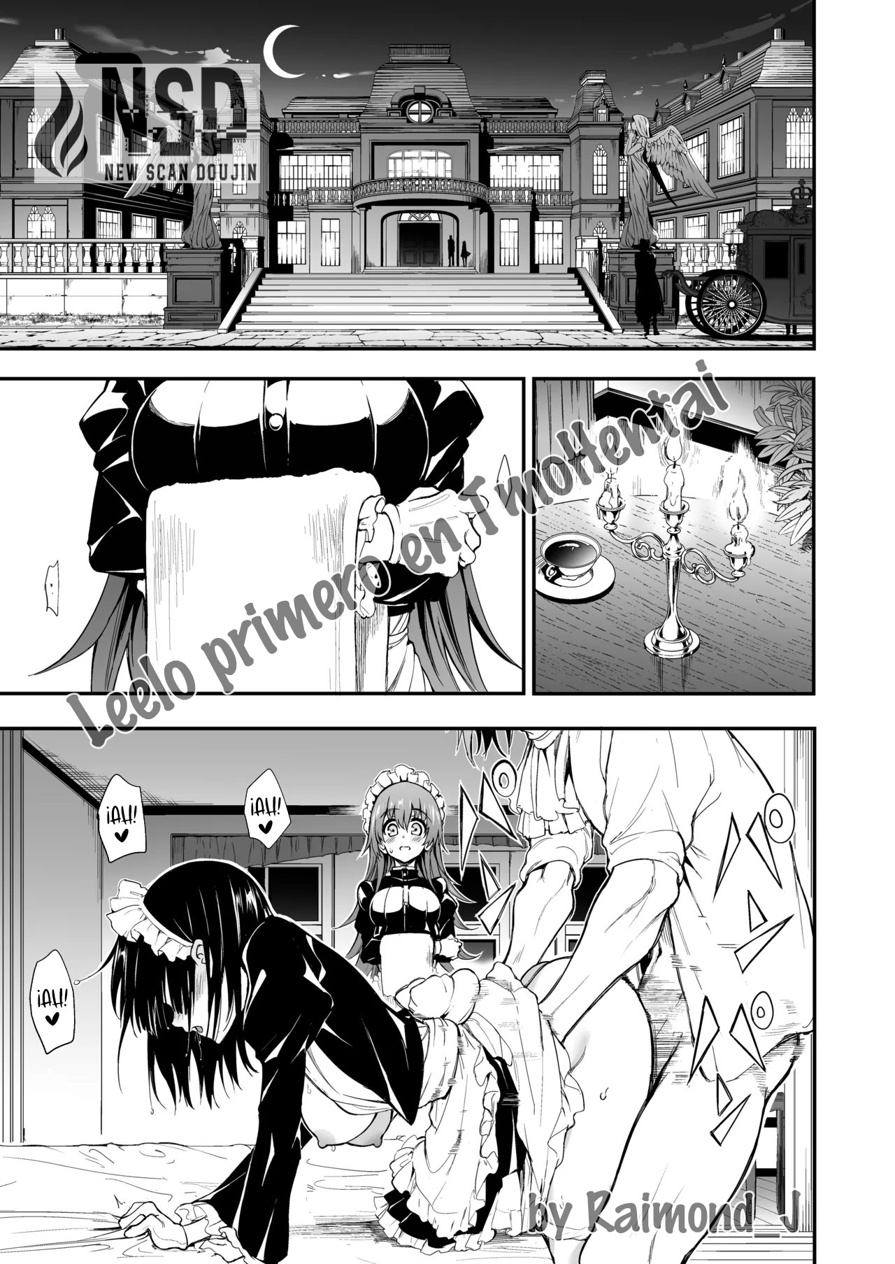 Maid Kyouiku. 7 -Botsuraku Kizoku Rurikawa Tsubaki- | Educación de una Maid. 7 -La Noble Caída, Rurikawa Tsubaki- page 3 full