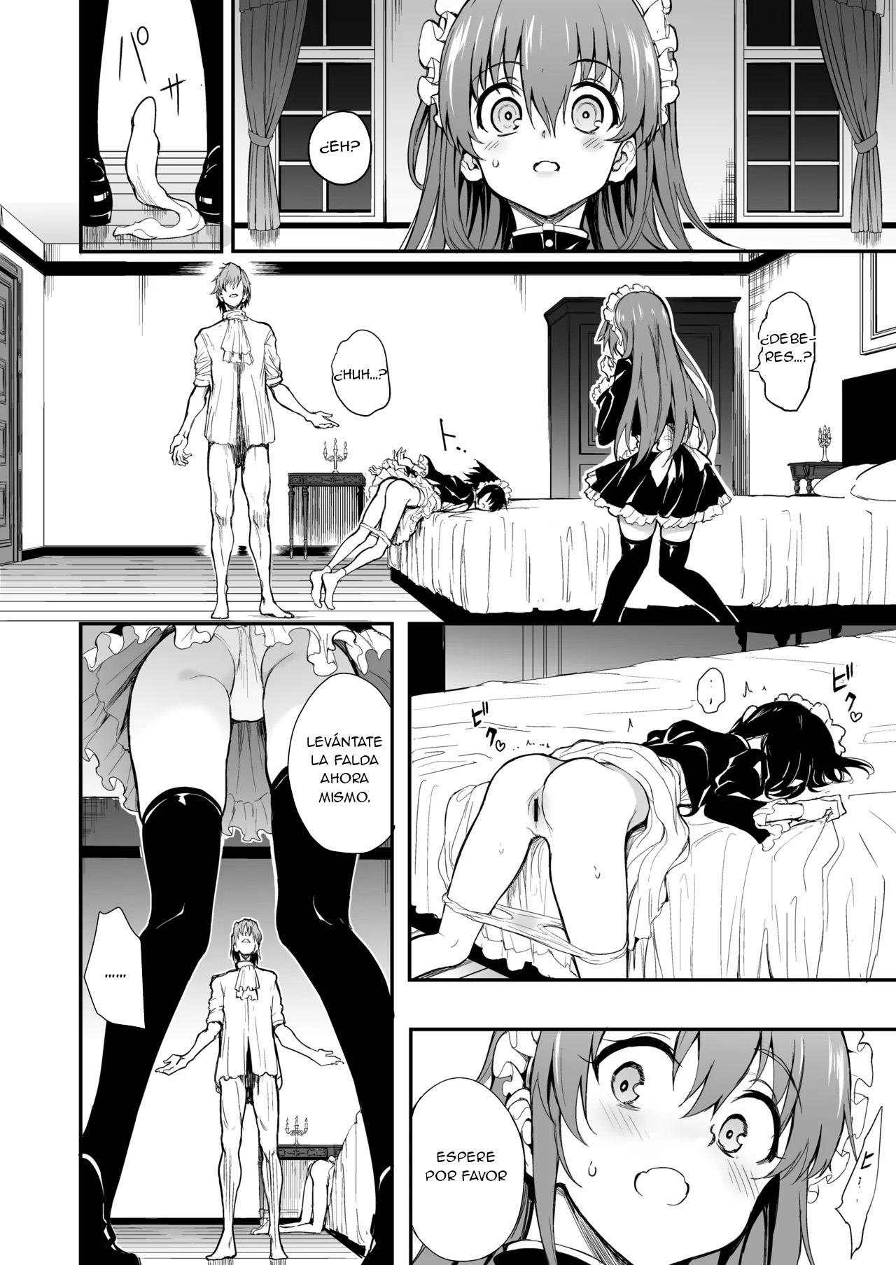 Maid Kyouiku. 7 -Botsuraku Kizoku Rurikawa Tsubaki- | Educación de una Maid. 7 -La Noble Caída, Rurikawa Tsubaki- page 8 full