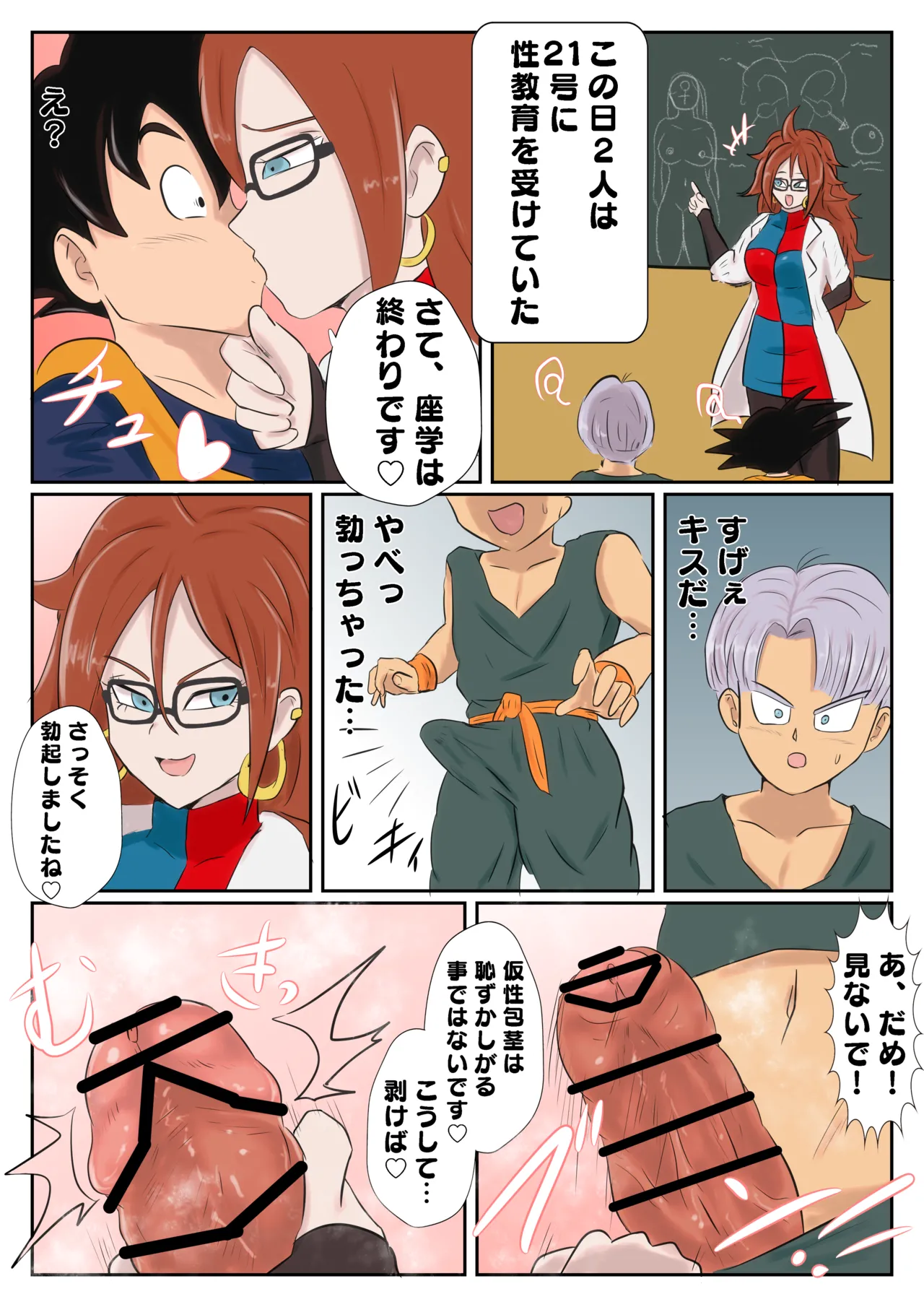Android 21's Sex ED page 1 full