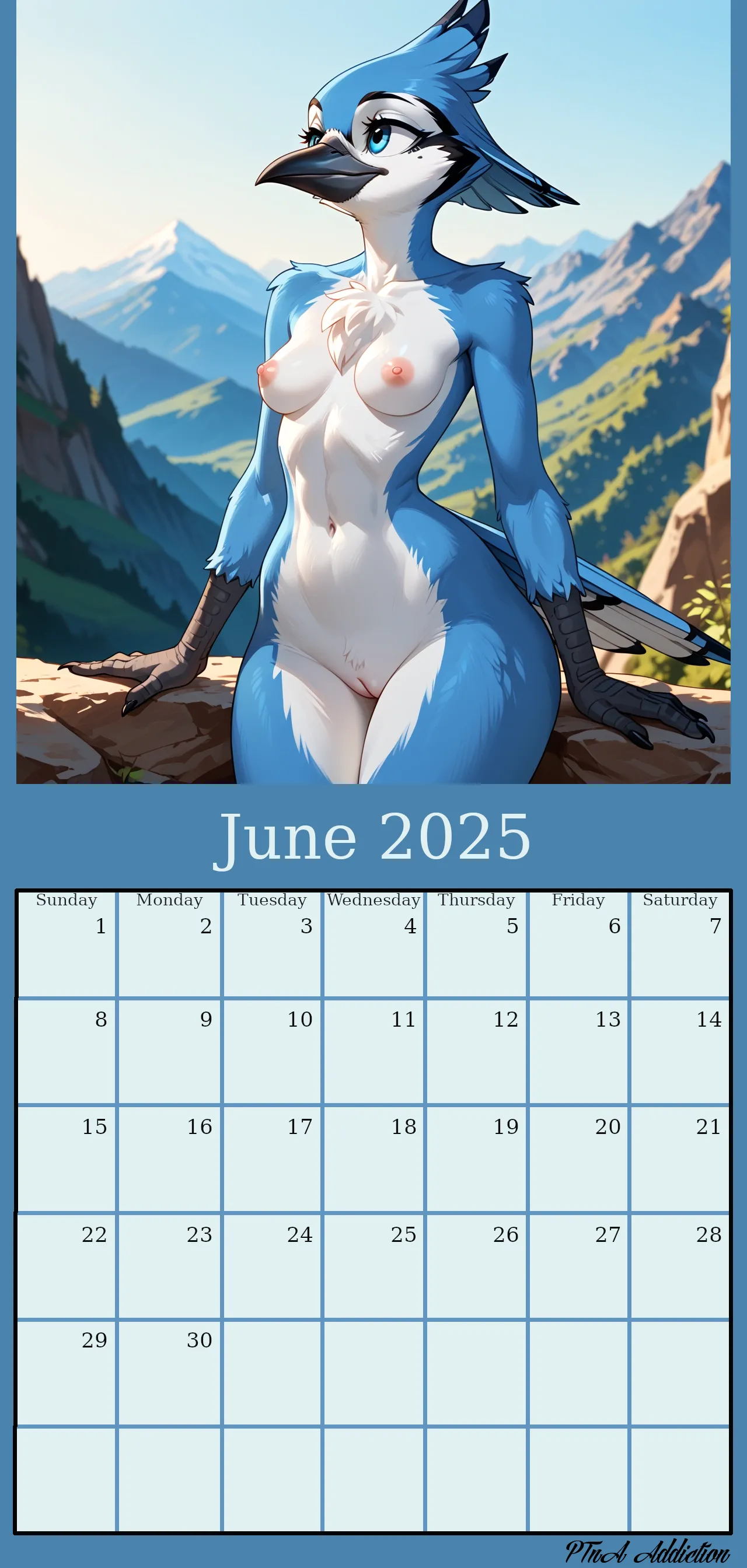 2025 Birds Calendar page 6 full