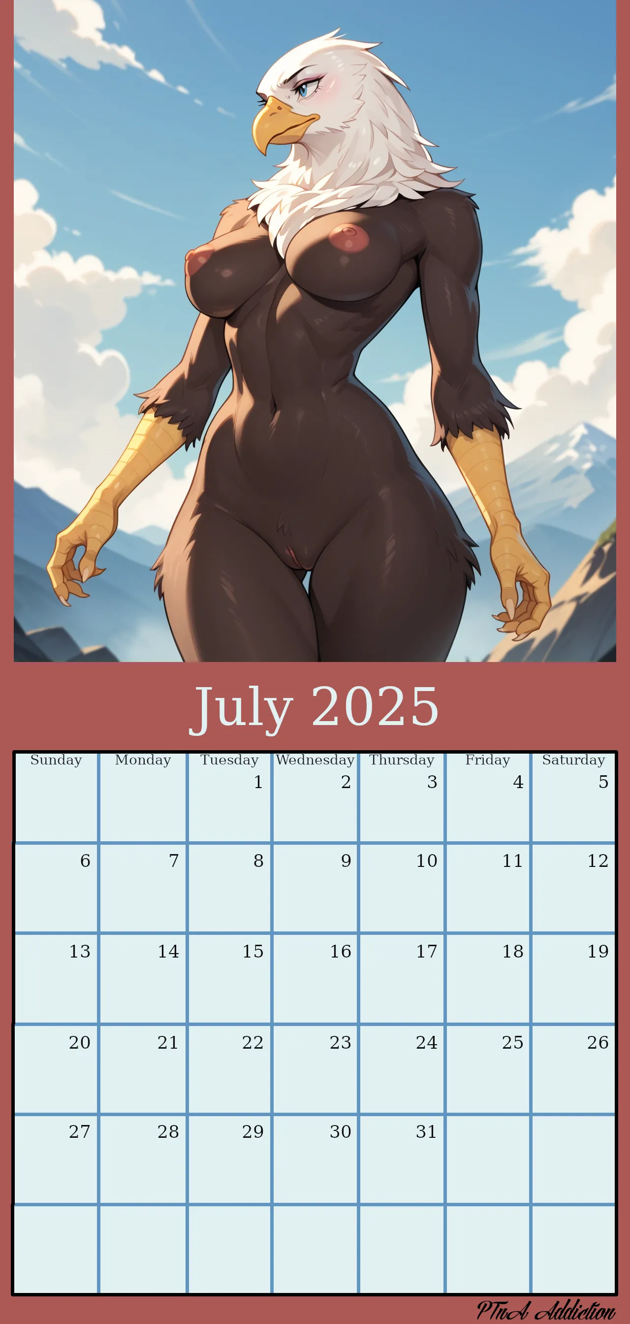 2025 Birds Calendar page 7 full