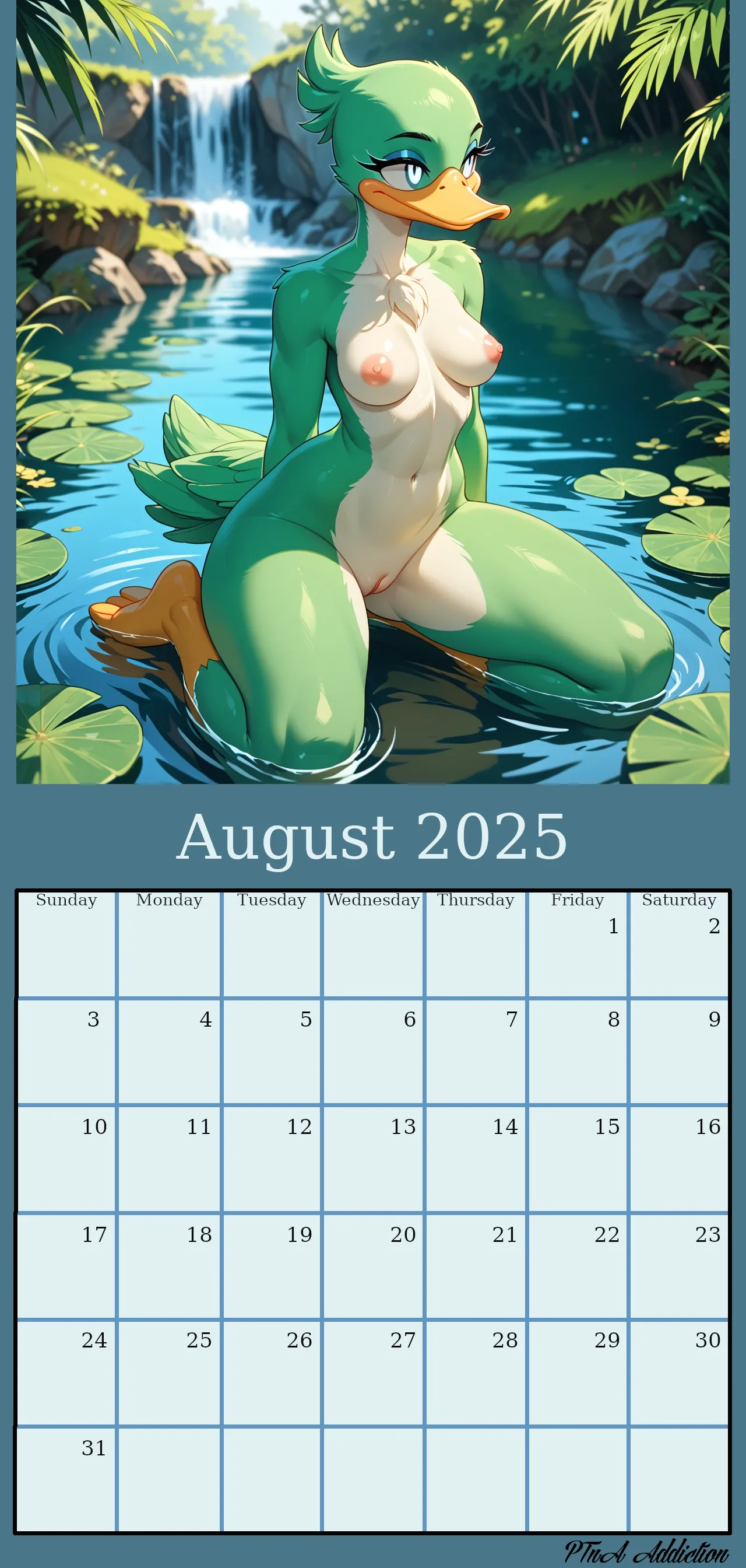 2025 Birds Calendar page 8 full