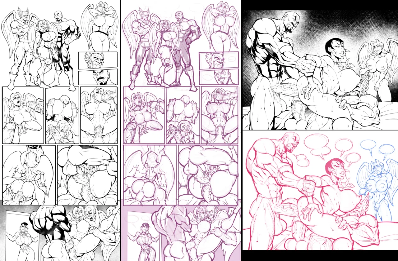 Hawkgirl's Decision! page 9 full