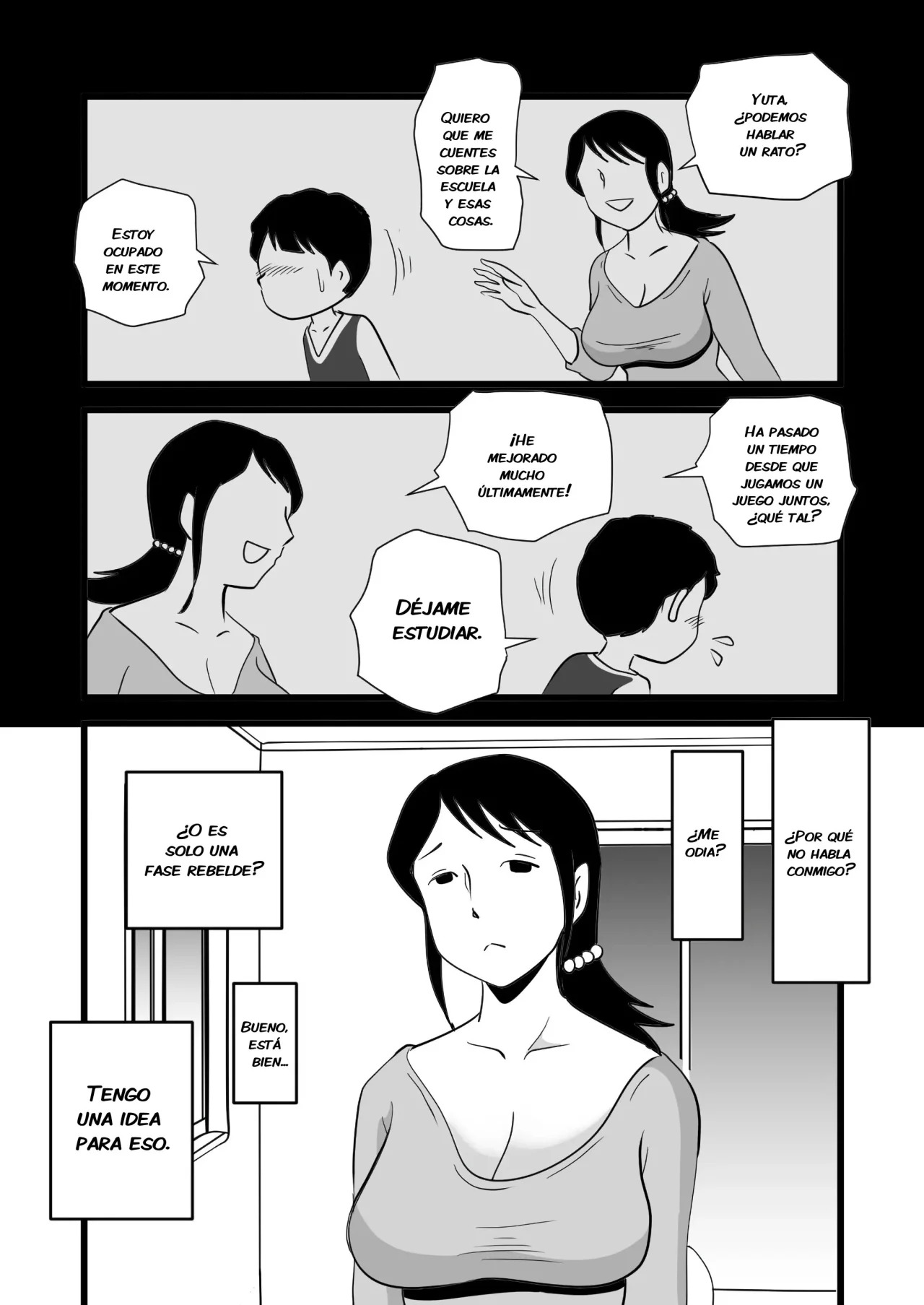 Zetsurin Mama no Narumi-san to Hentai Musuko | Narumi La Madre Insaciable y su Hijo Pervertido page 6 full
