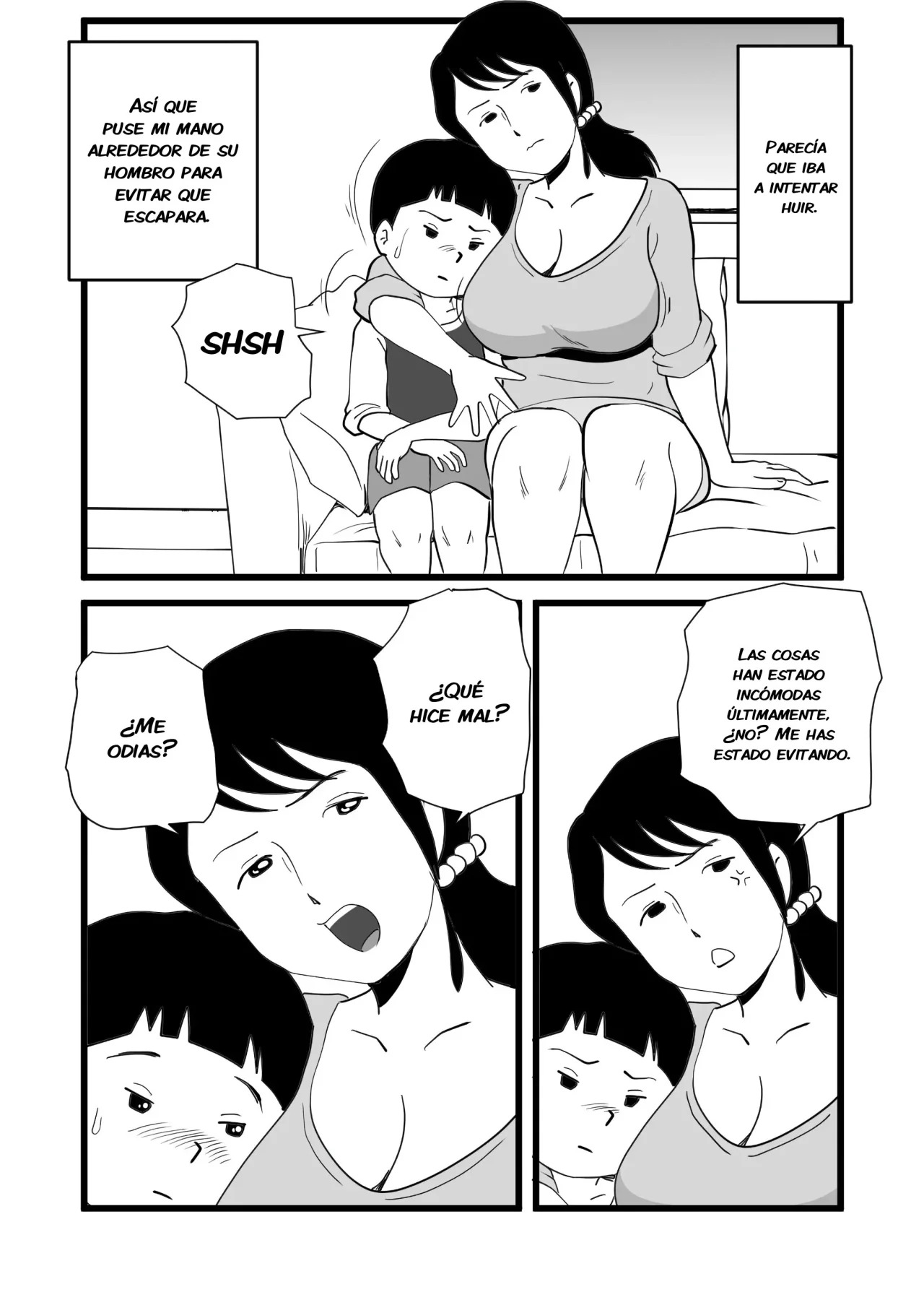 Zetsurin Mama no Narumi-san to Hentai Musuko | Narumi La Madre Insaciable y su Hijo Pervertido page 8 full