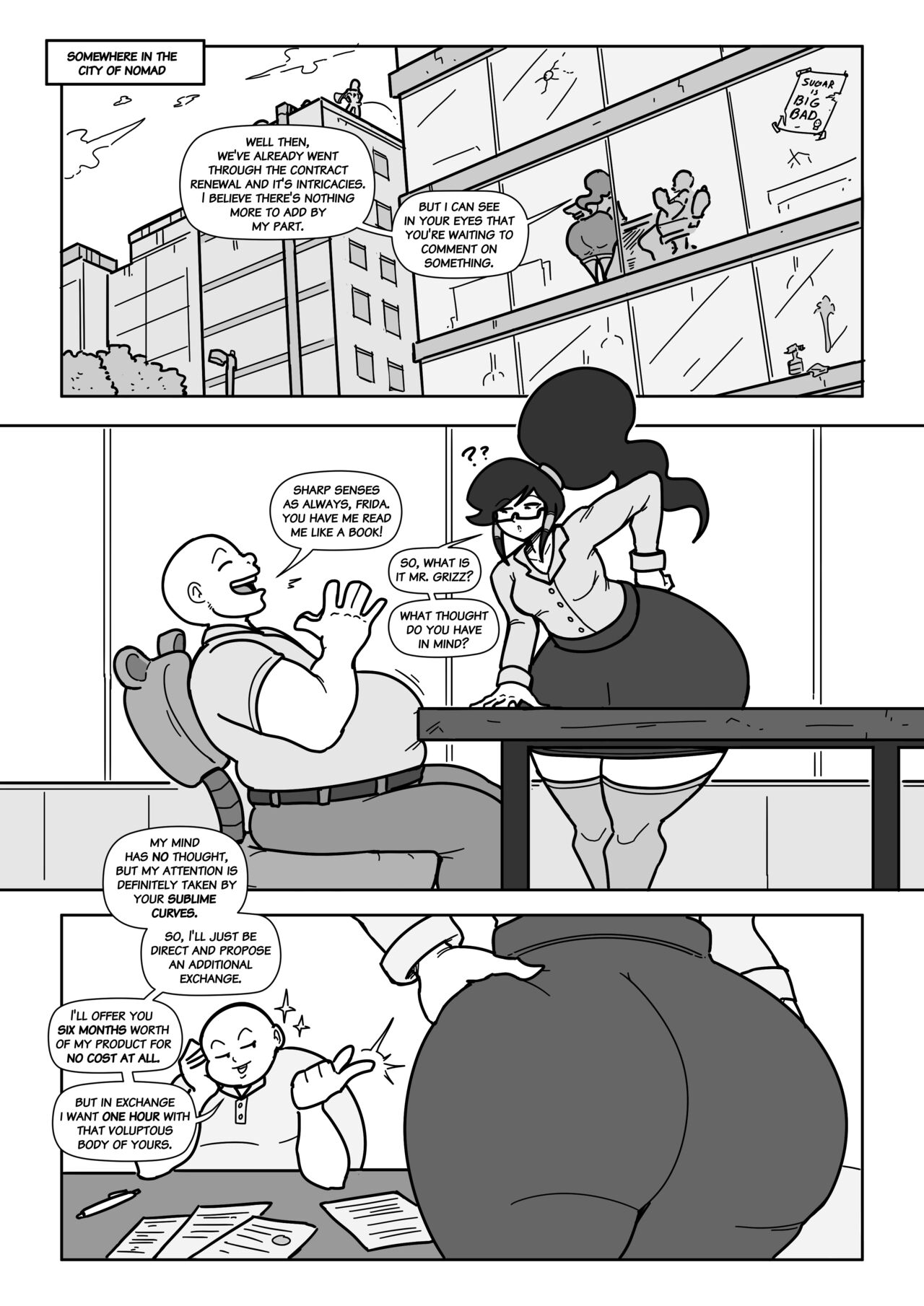 Short Changed for Big Cheeks page 2 full