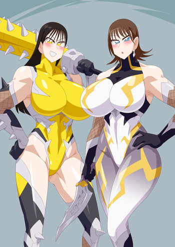 Super Sentai × Taimanin Asagi cover