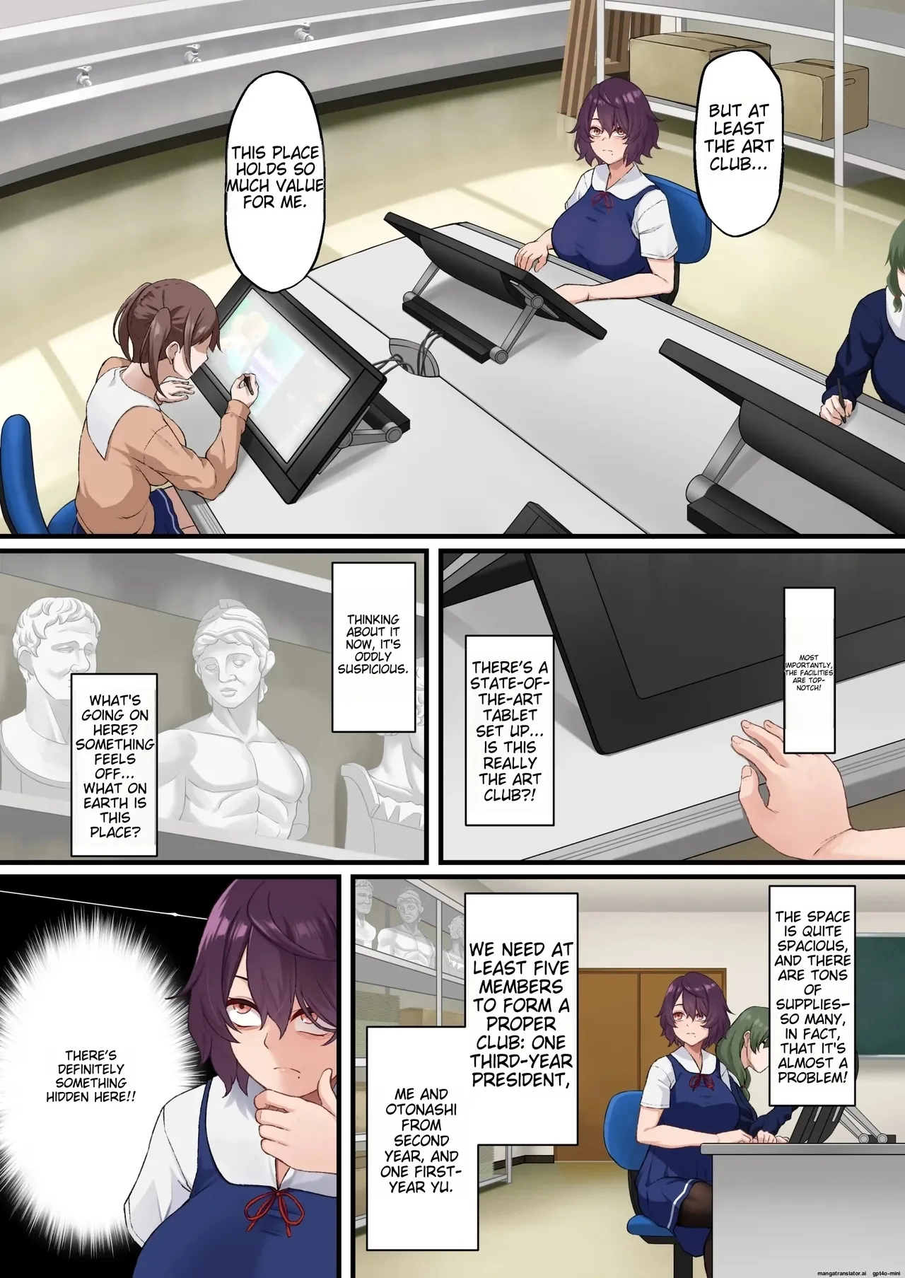 - InCha Bijutsubu no Watashi ga Kouchou Sensei no Seidorei ni Natta Hanashi - page 4 full