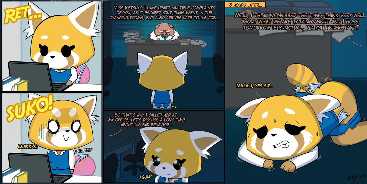 Aggretsuko: A Day in the Life of Nerd Retsuko page 6 full