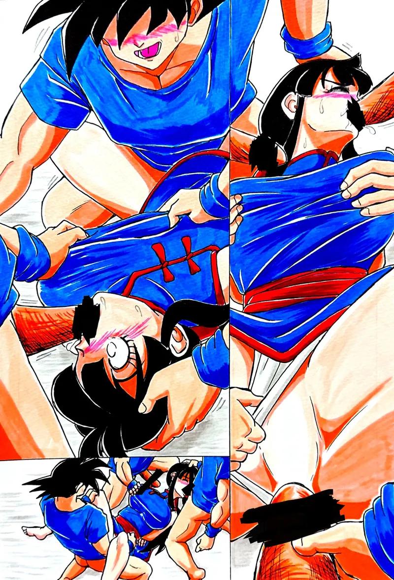 Goku and chichi training page 6 full