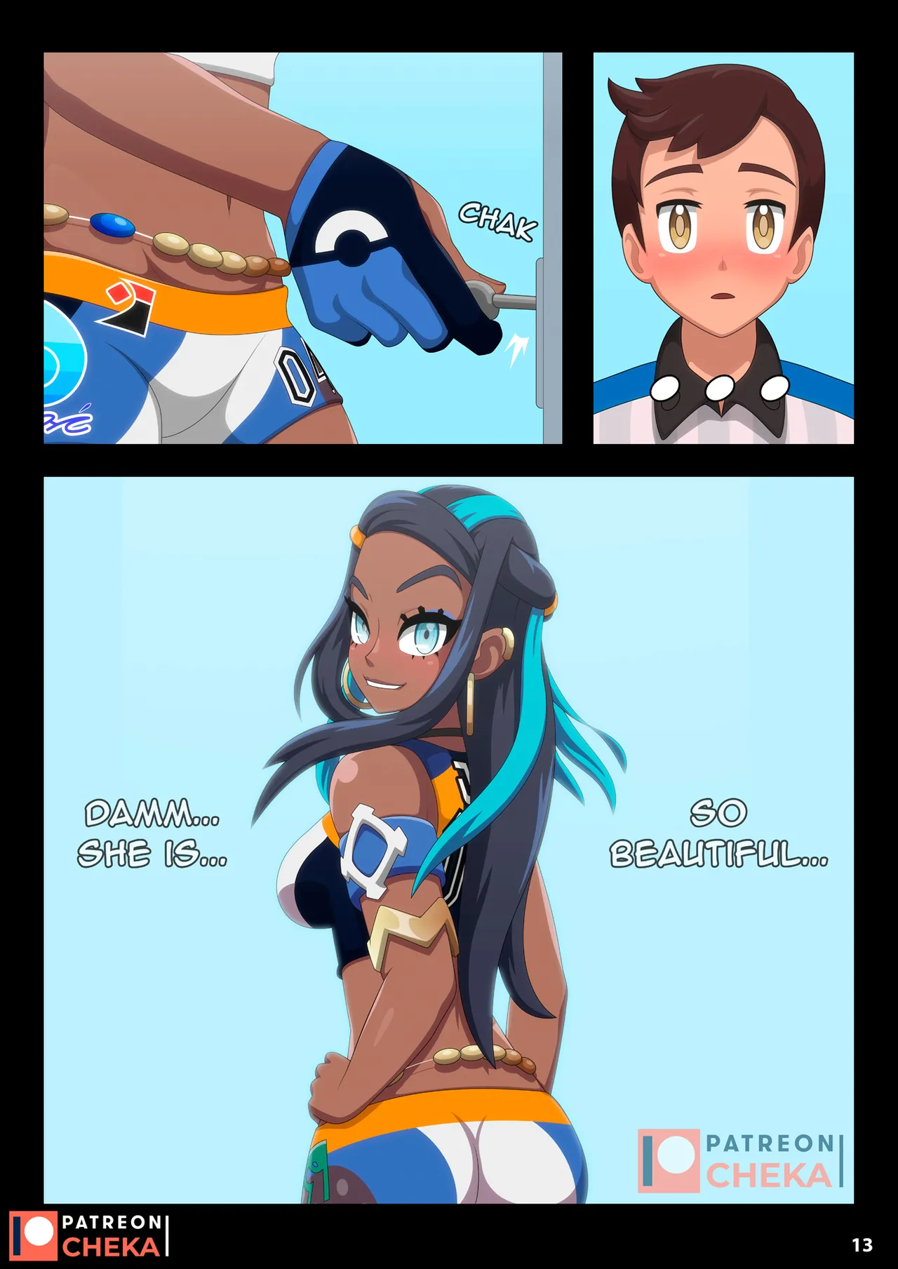 Nessa Battle Gym Part 2 page 5 full