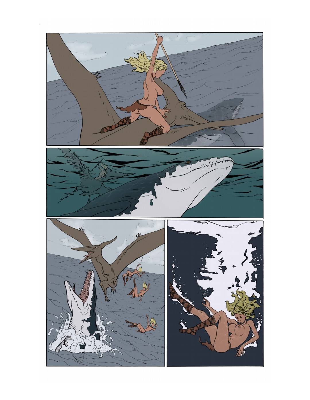 Cretaceous Seas/Junger Dangers by RyanC/SecretStashComics page 2 full