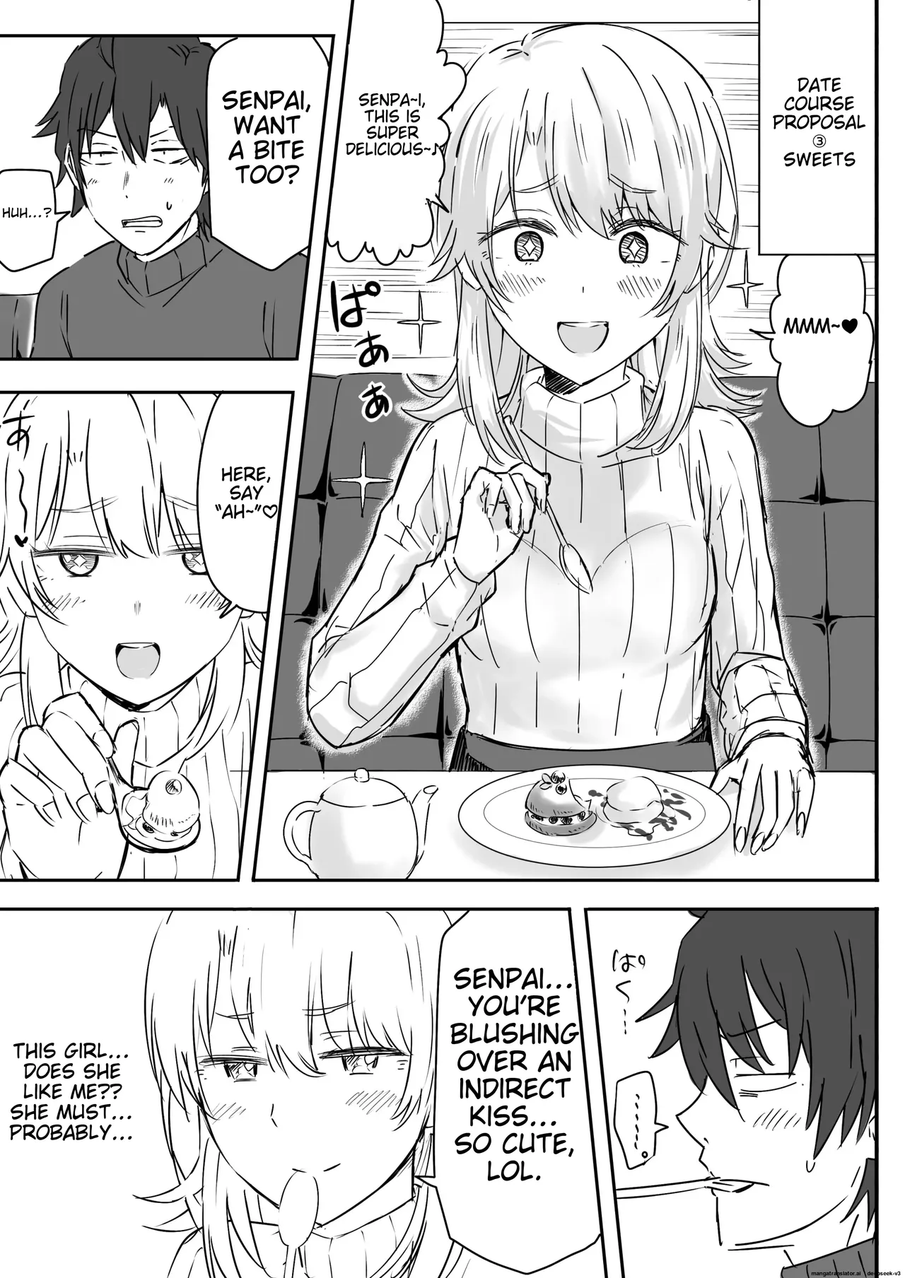 Azato Kawaii Kouhai JK to Noukou Sesshoku Zenpen | Close contact with a cute junior high school girl, part 1 page 5 full
