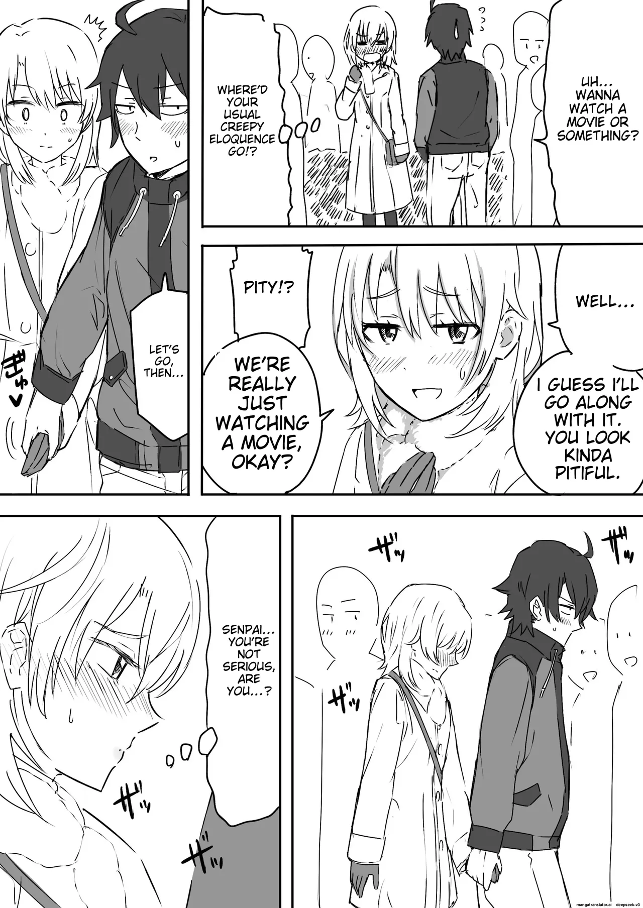 Azato Kawaii Kouhai JK to Noukou Sesshoku Zenpen | Close contact with a cute junior high school girl, part 1 page 8 full