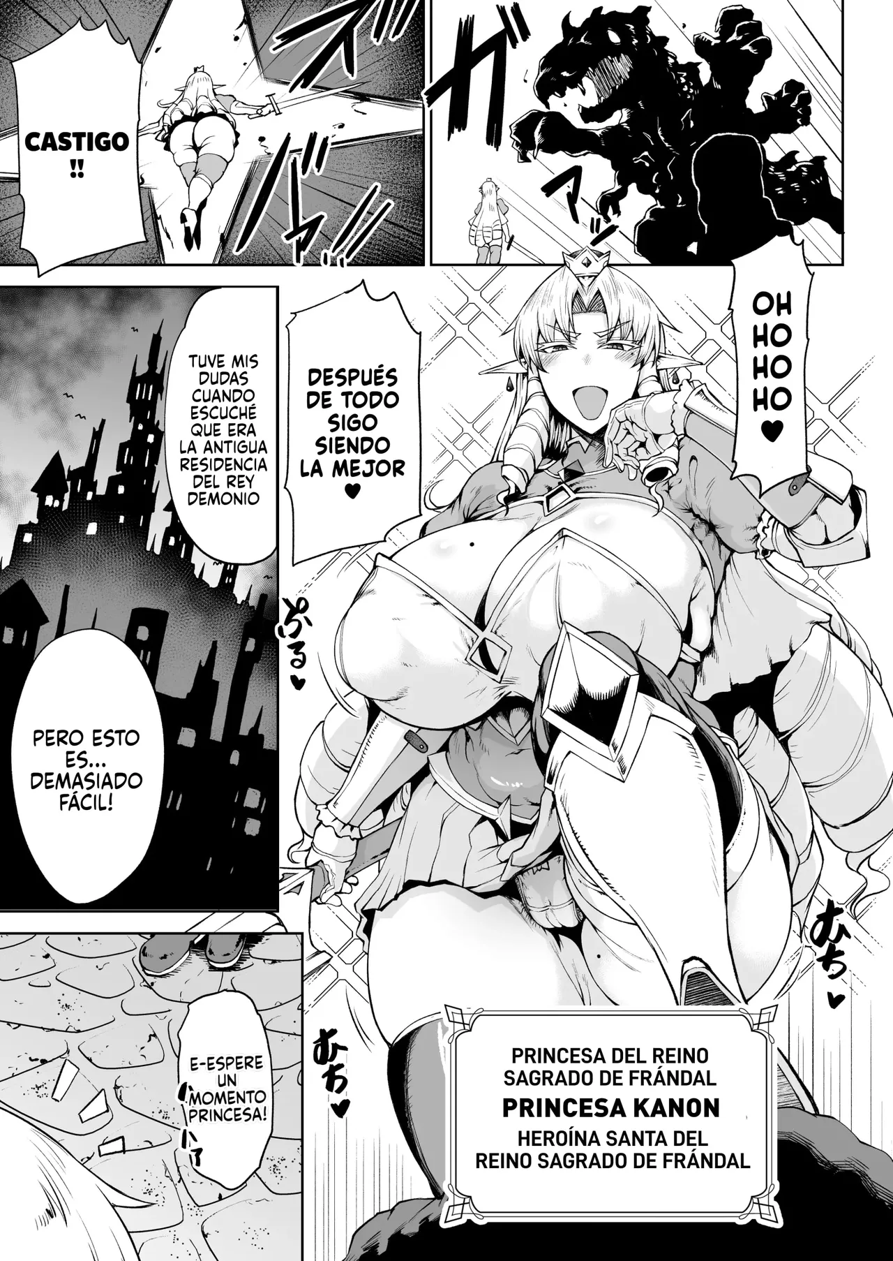 Ouken Sandatsu ~Ochinpo Ippon de Oukoku Houkai Oukyuu wa Chinpo no Yuenchi~ | Usurpación del Poder Real ♥El Palacio Real se Convierte en un Parque de Diversiones para lPenes♥ page 2 full