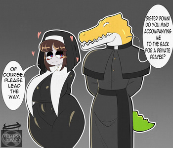 Nun Pomni lustful thoughts cover