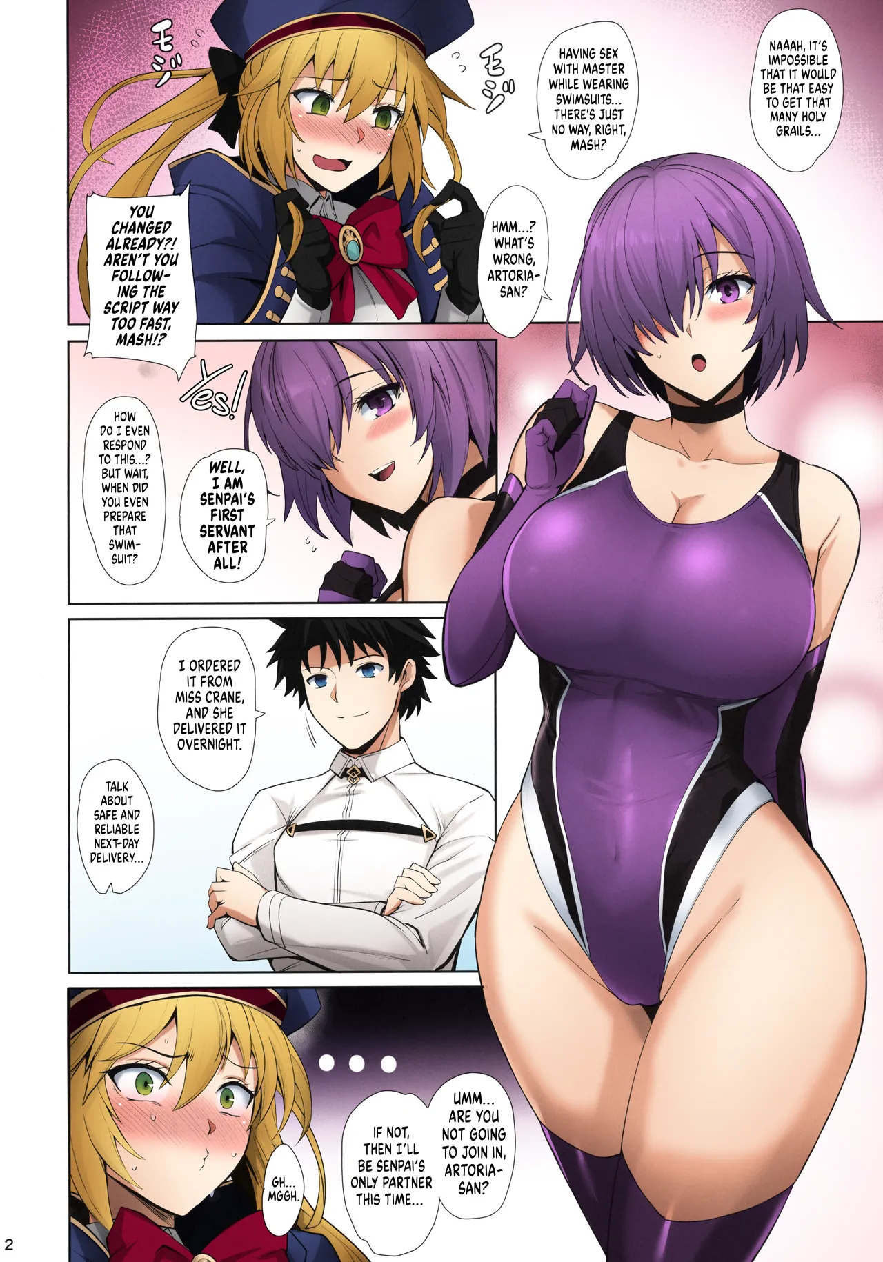 Kyouei Tokusei no Servant to 2 | Servants With The Swimsuit Trait 2 page 4 full