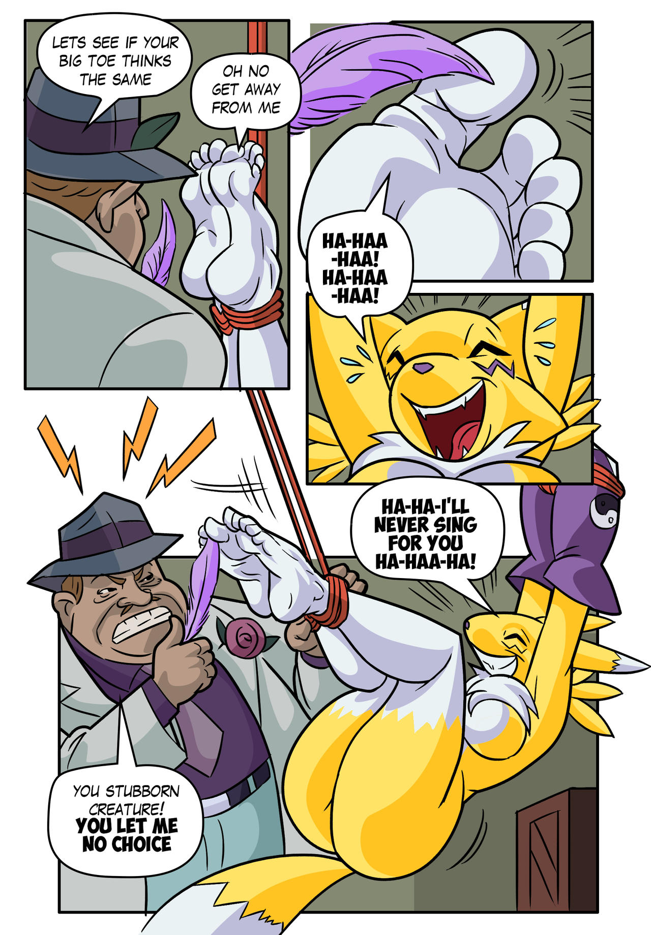 Renamon Tickled By Turtelli page 4 full