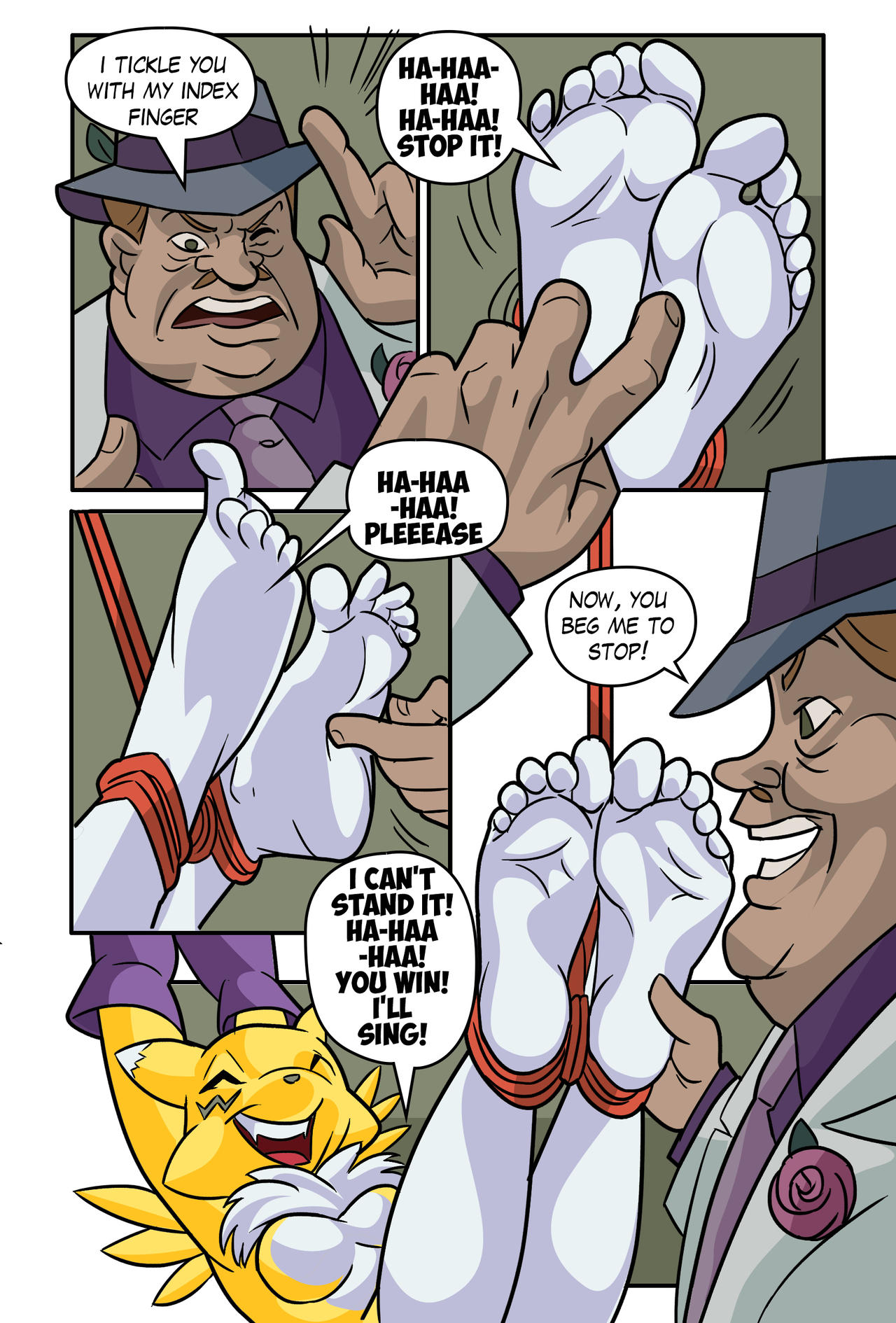 Renamon Tickled By Turtelli page 5 full