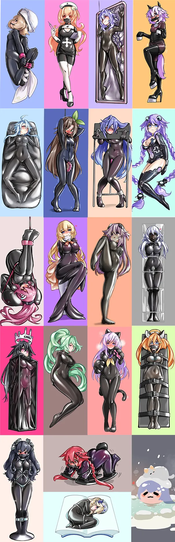 Neptunia Sketch Collection page 1 full