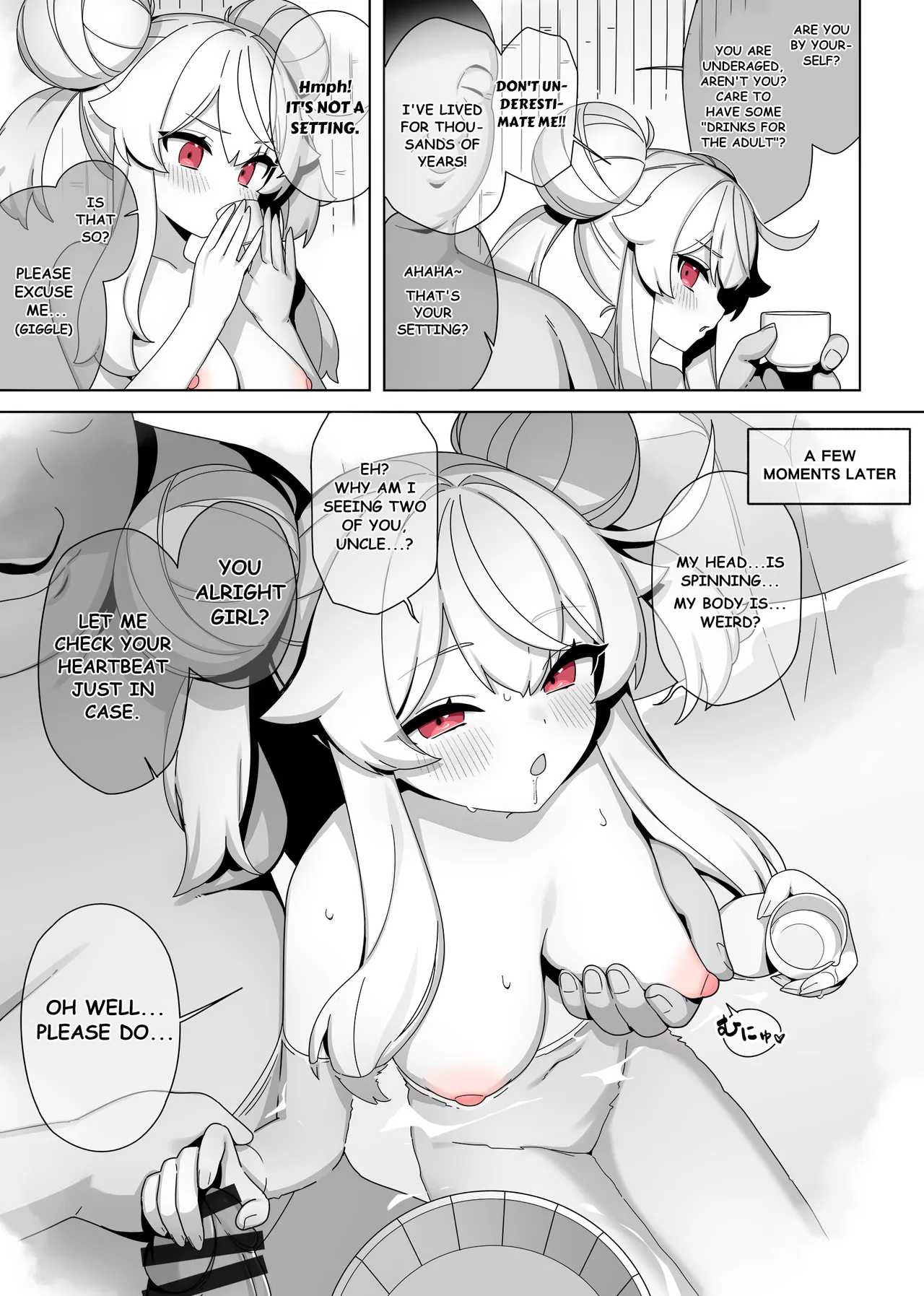 Little Witch Nobeta - Onsen Doujin - English page 4 full