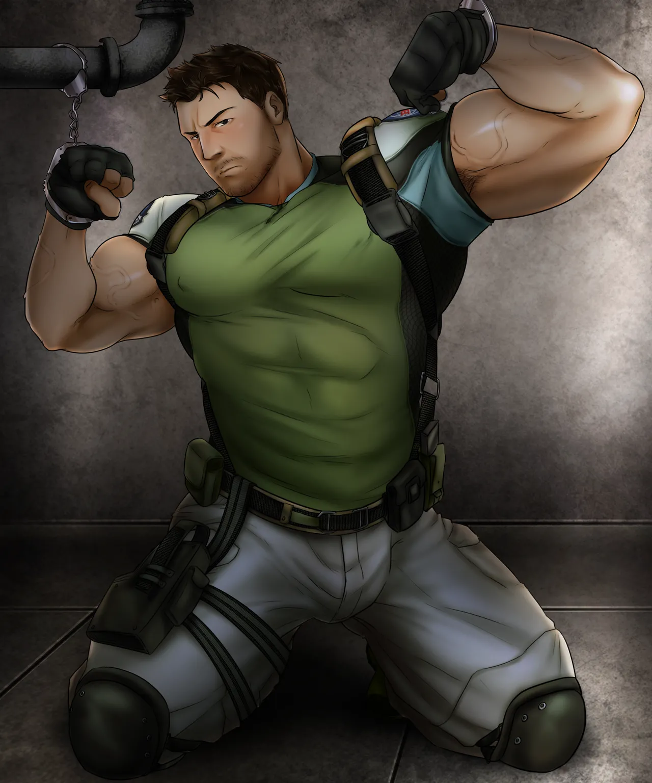 June 2021 Patreon Reward - Chris Redfield page 1 full