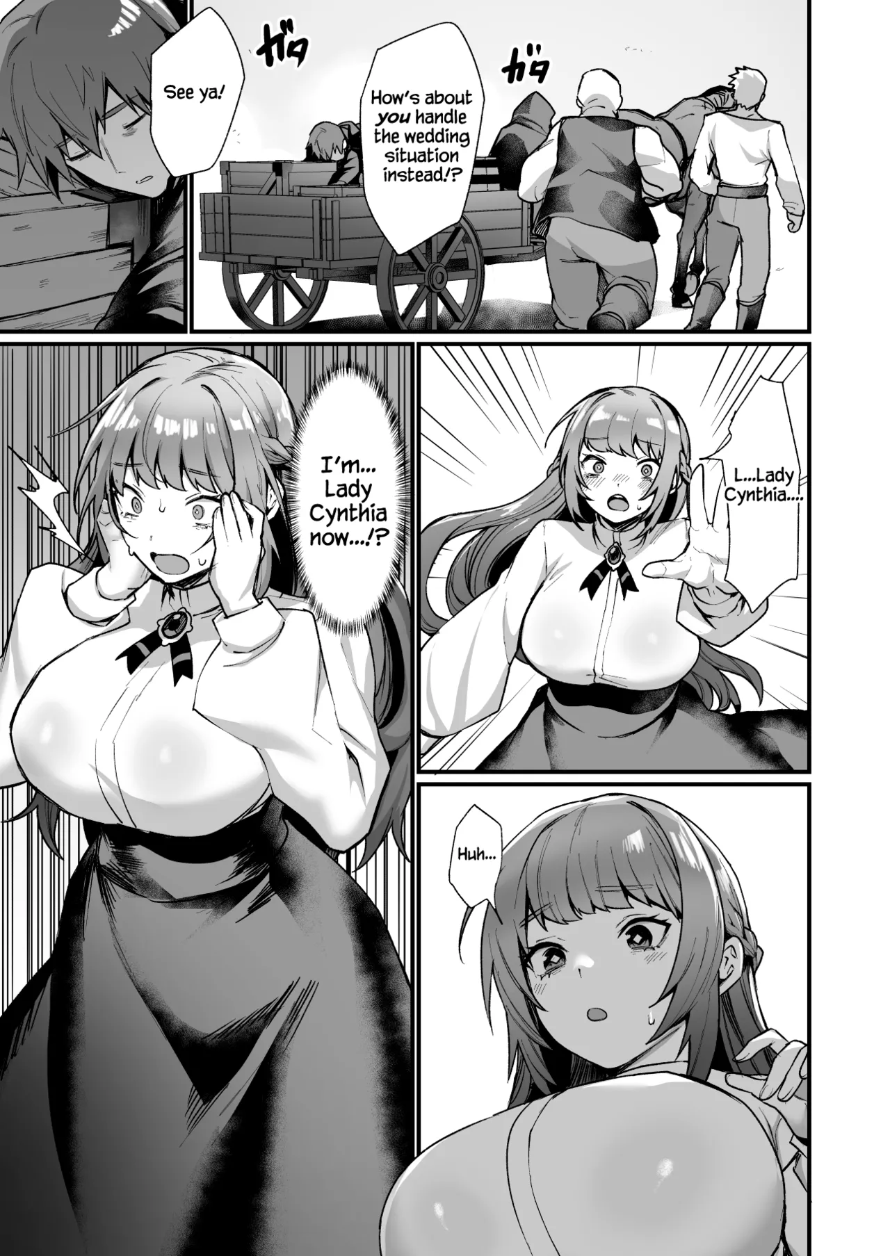 Goei Kishi no Irekawari Nyotaika Mission! | The Escort Knight's Bodyswapping Genderbending Mission! page 6 full