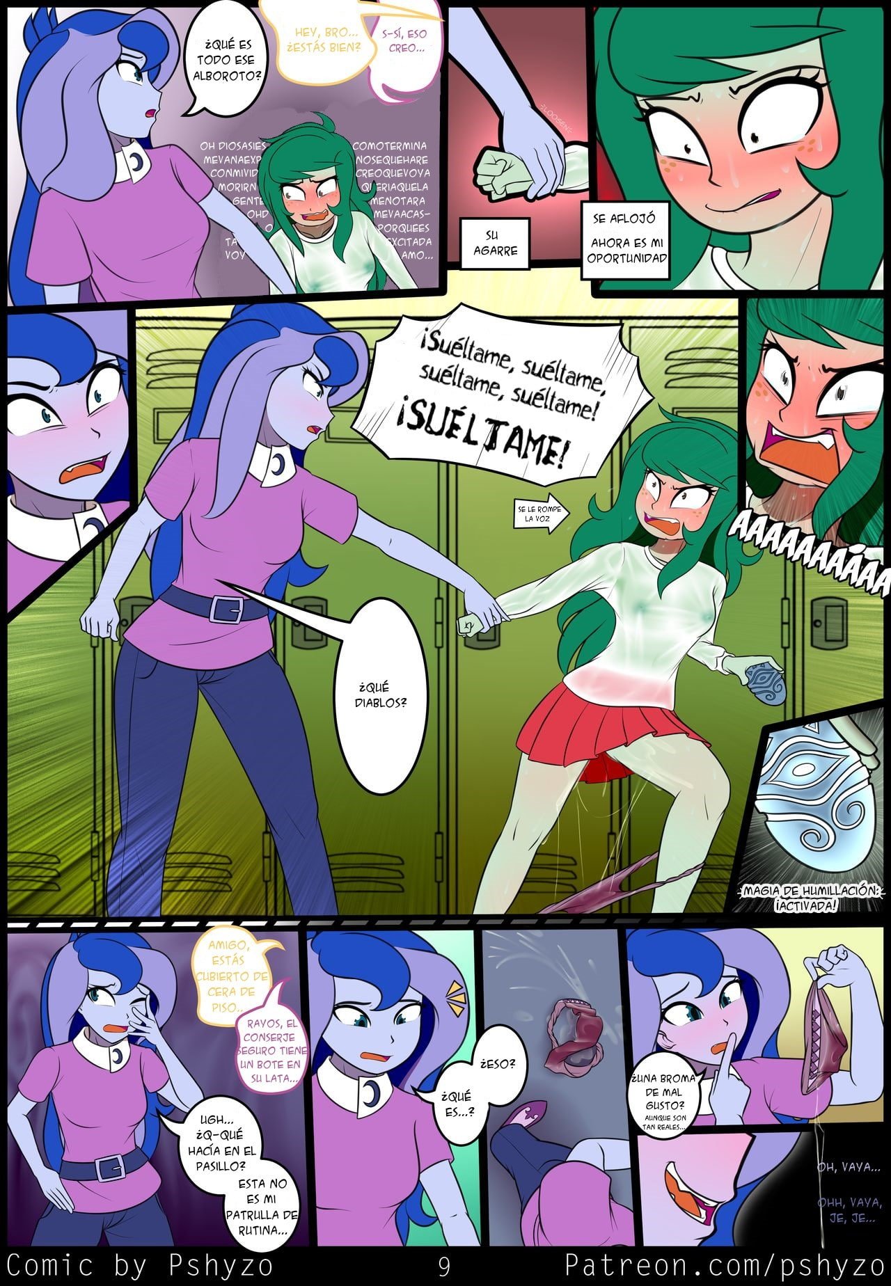 EXCIBICIONISMO PUBLICO DE WALLFLOWER My Little Pony: Friendship Is Magic page 9 full