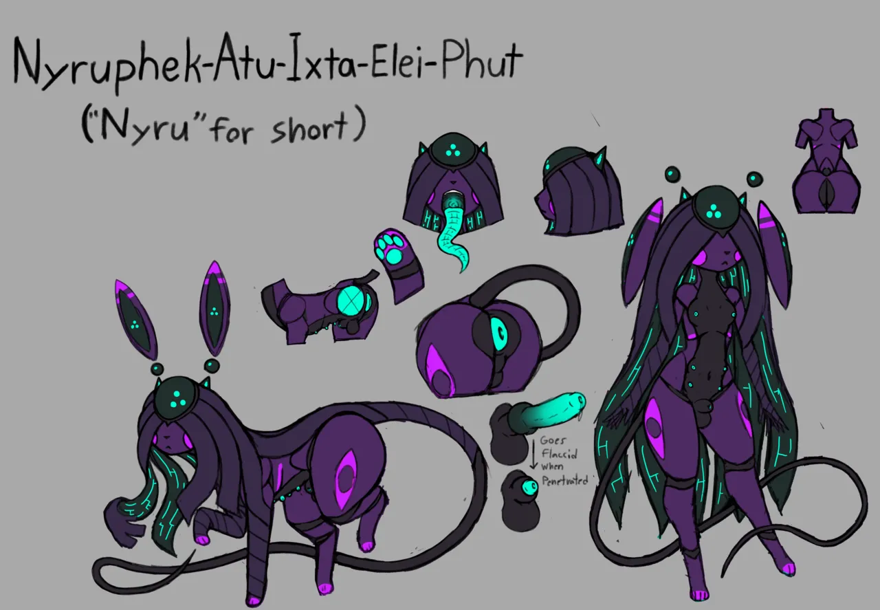 Nyru the Robot Alien Femboy page 7 full