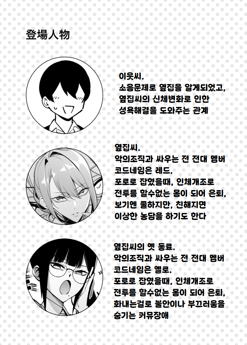 Otonari-san wa Yami Soshiki ni Nikutai Kaizou sareta Moto Seigi Sentai Member deshita 4 | 이웃은 어둠 조직에게 육체개조된 정의전대 멤버였습니다4 page 4 full