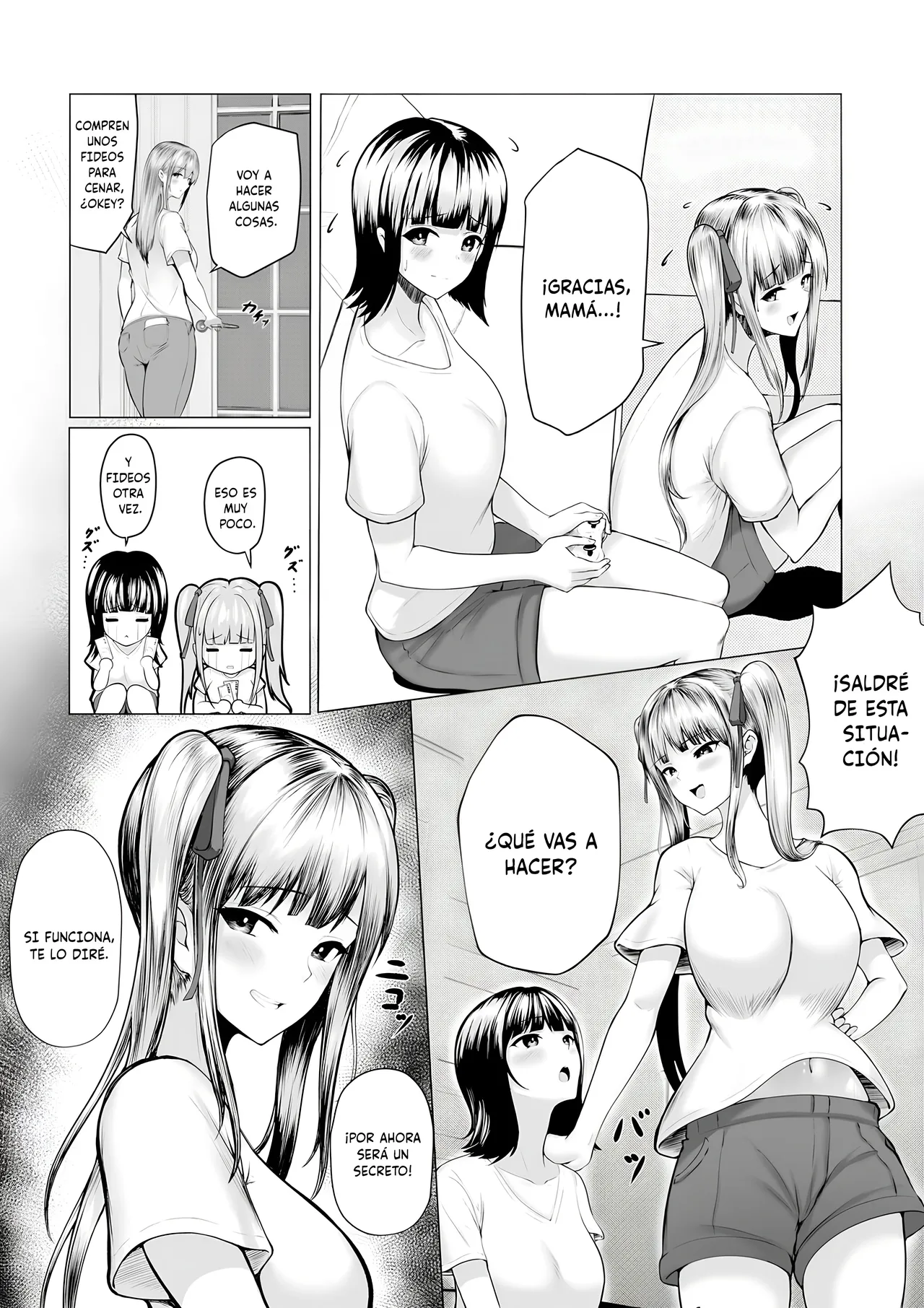 Watashi-tachi Meimon Onna Gakuen-sei wa Shimai de Papakatsu Shitemasu + Watashi-tachi JK Shimai wa Mama to Issho ni Papakatsu Shitemasu | Buscando Sugardaddies como Hermanas Junto a Mamá page 5 full