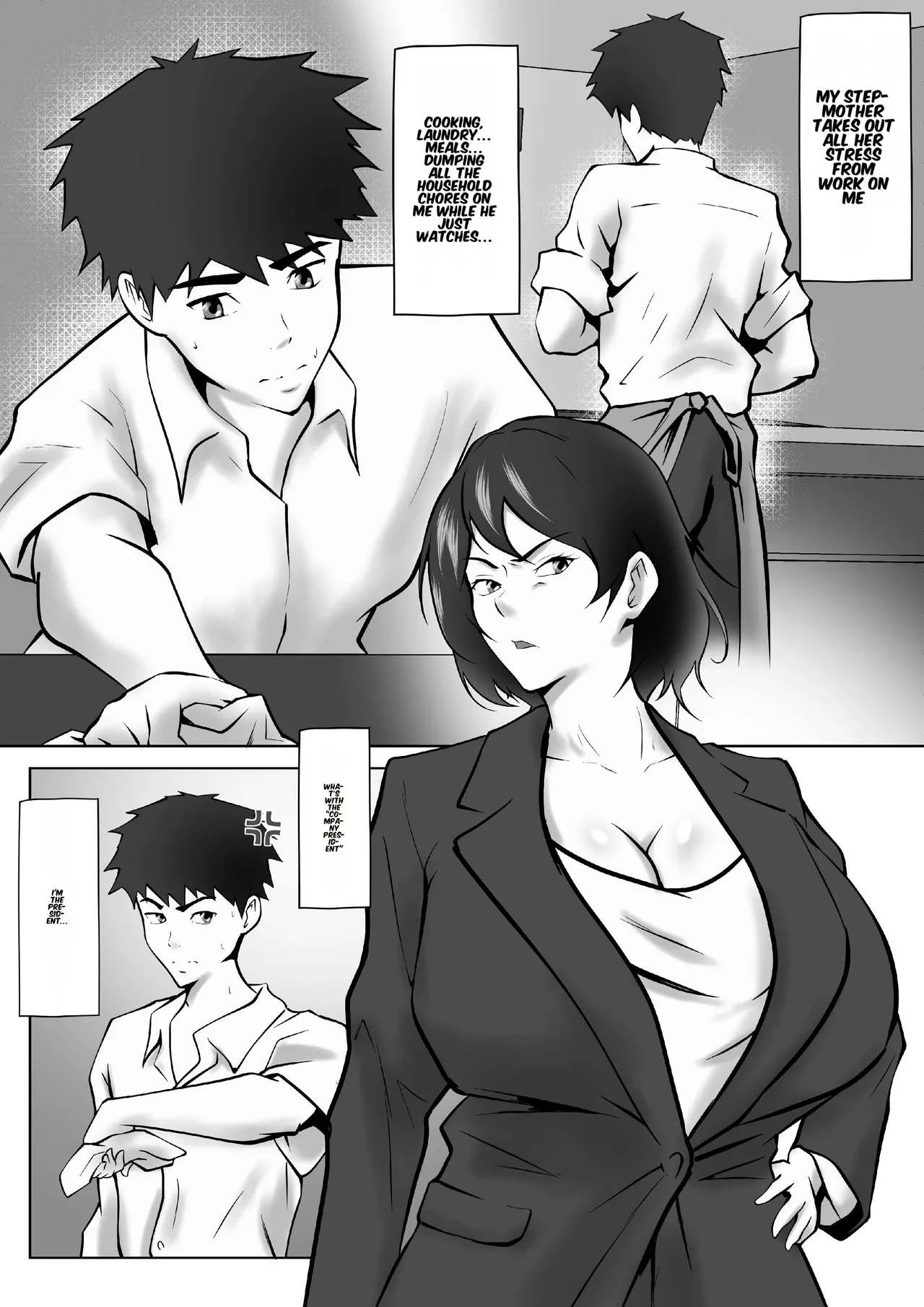 Tachiba Gyakuten ~Pawahara o Suru Gibo no Onanie ga Toreta node Shitagawaseru Koto ni Shita page 7 full